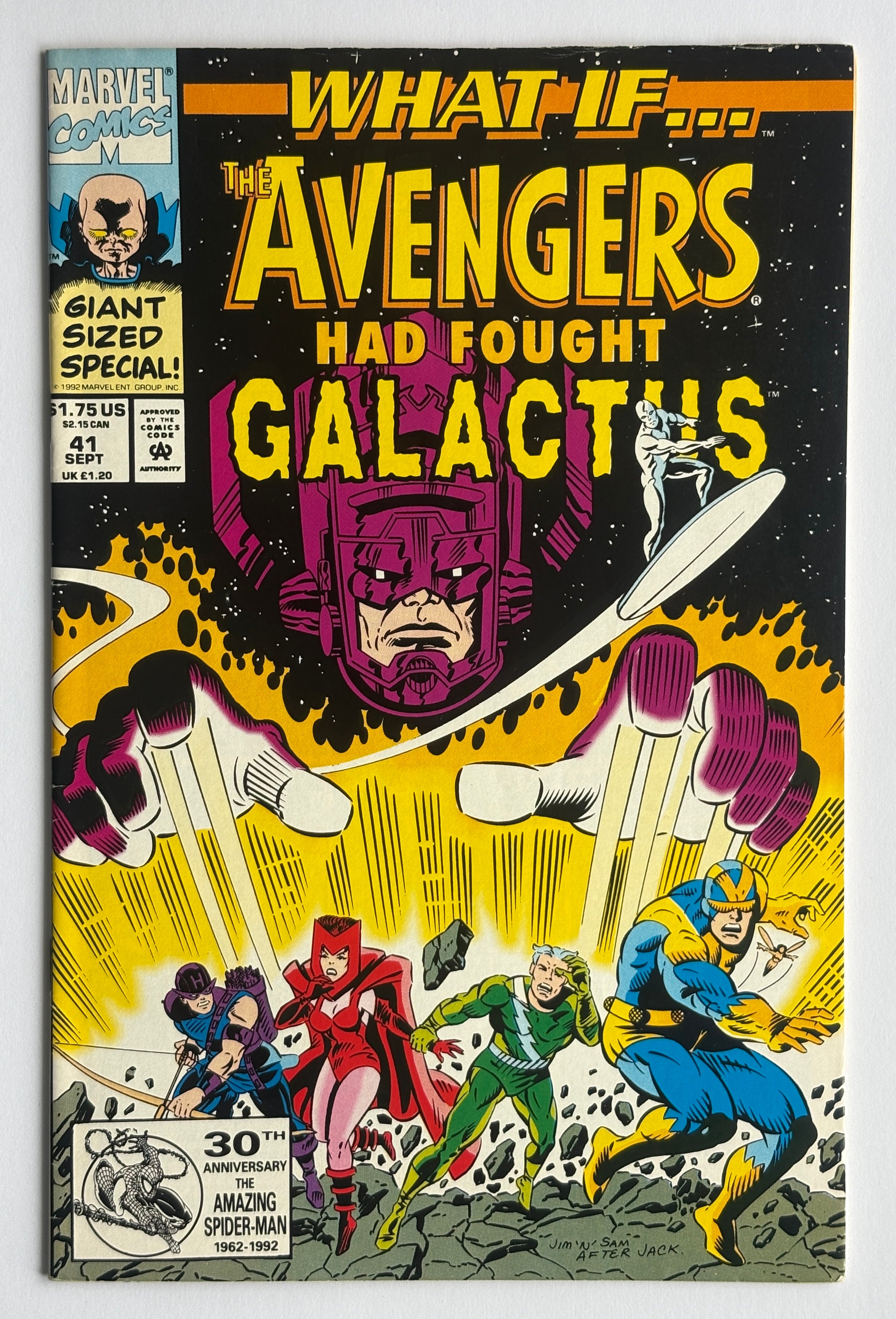 What If... #41 The Avengers had Fought Galactus - Marvel September1992 VF- 7.5