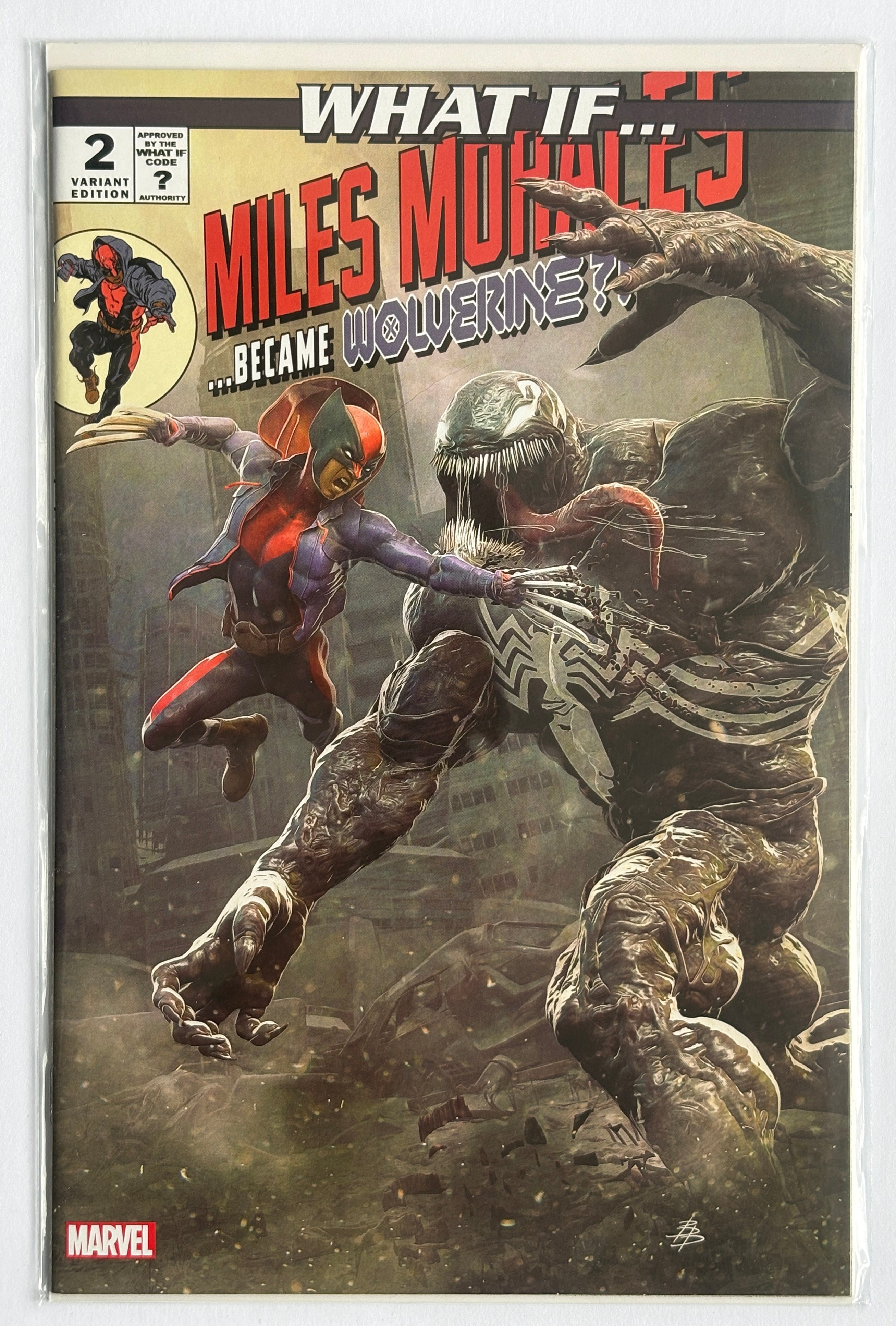 What If.. Miles Morales Became Wolverine #2 - Bjorn Barends Variant 2022 NM 9.4