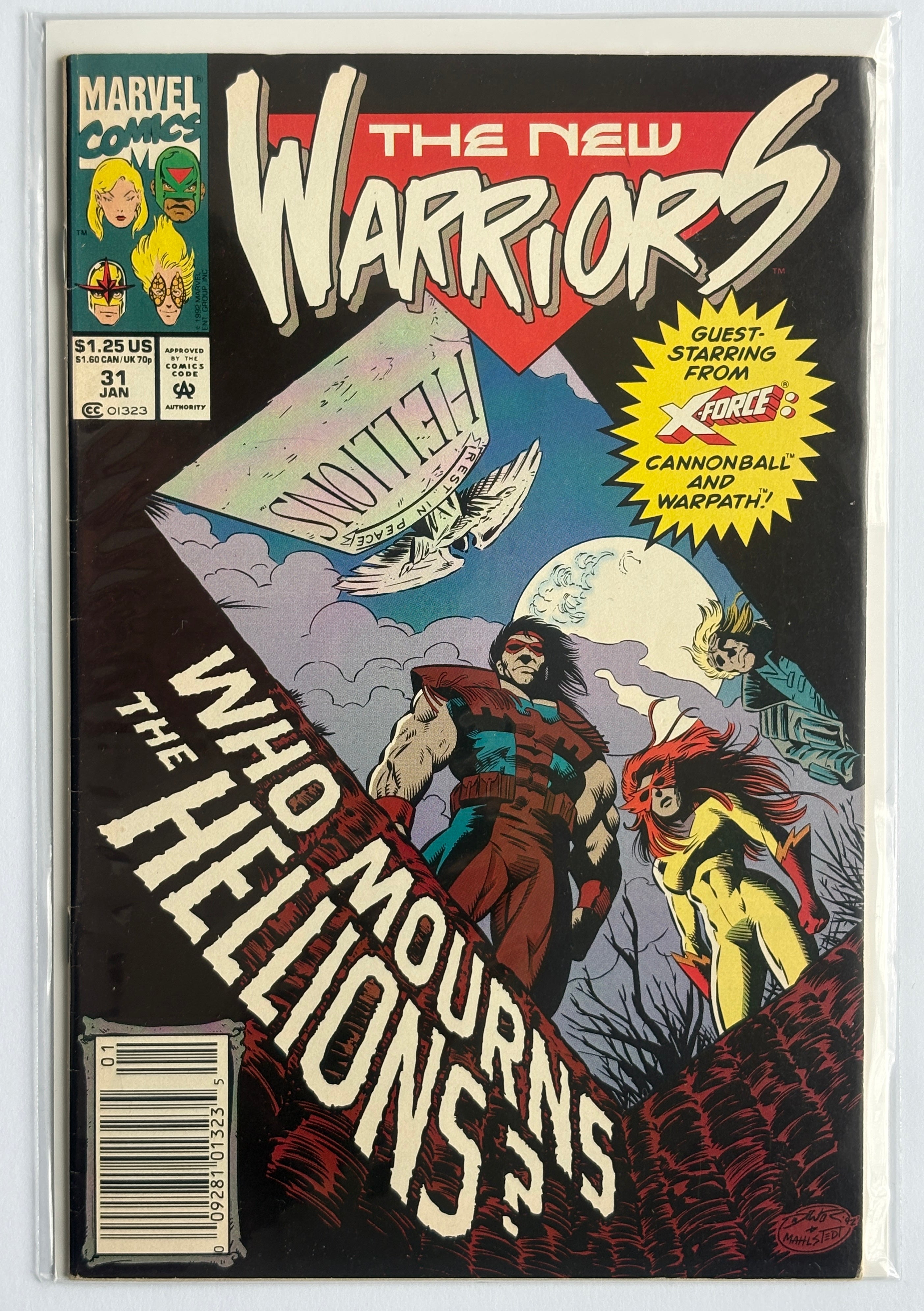 The New Warriors #31 - Marvel Comics January 1993 VF- 7.5