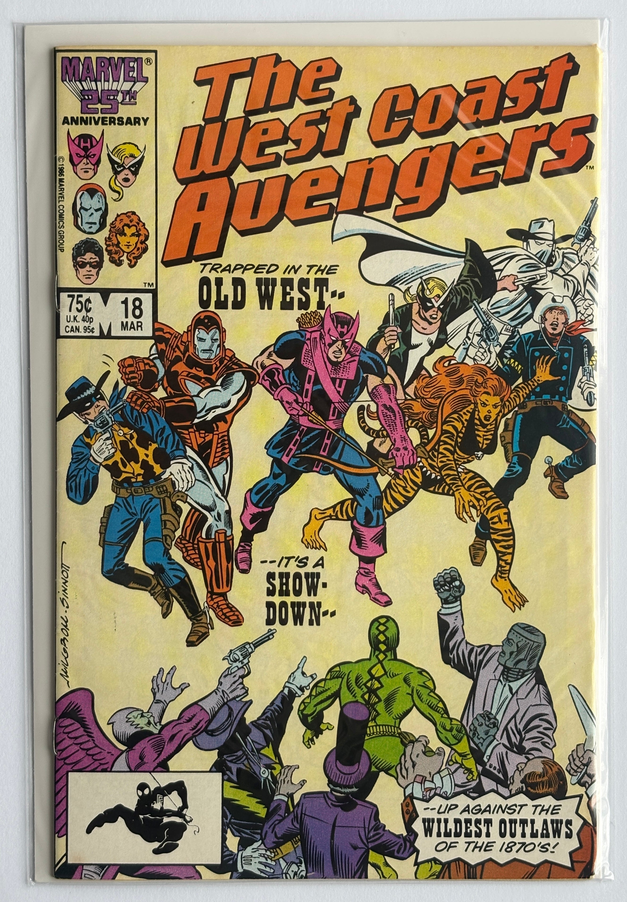 The West Coast Avengers #18 - Marvel Comics March 1987 VF- 7.5