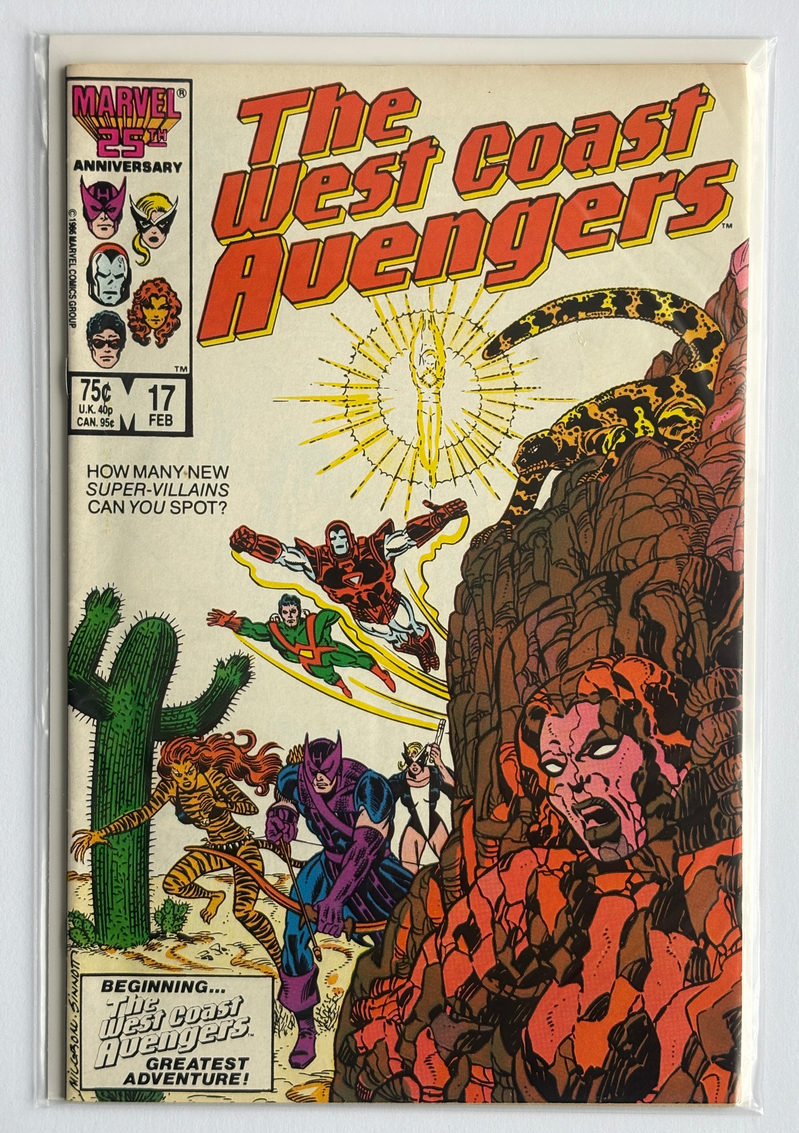 The West Coast Avengers #17 - Marvel Comics February 1987 VF- 7.5