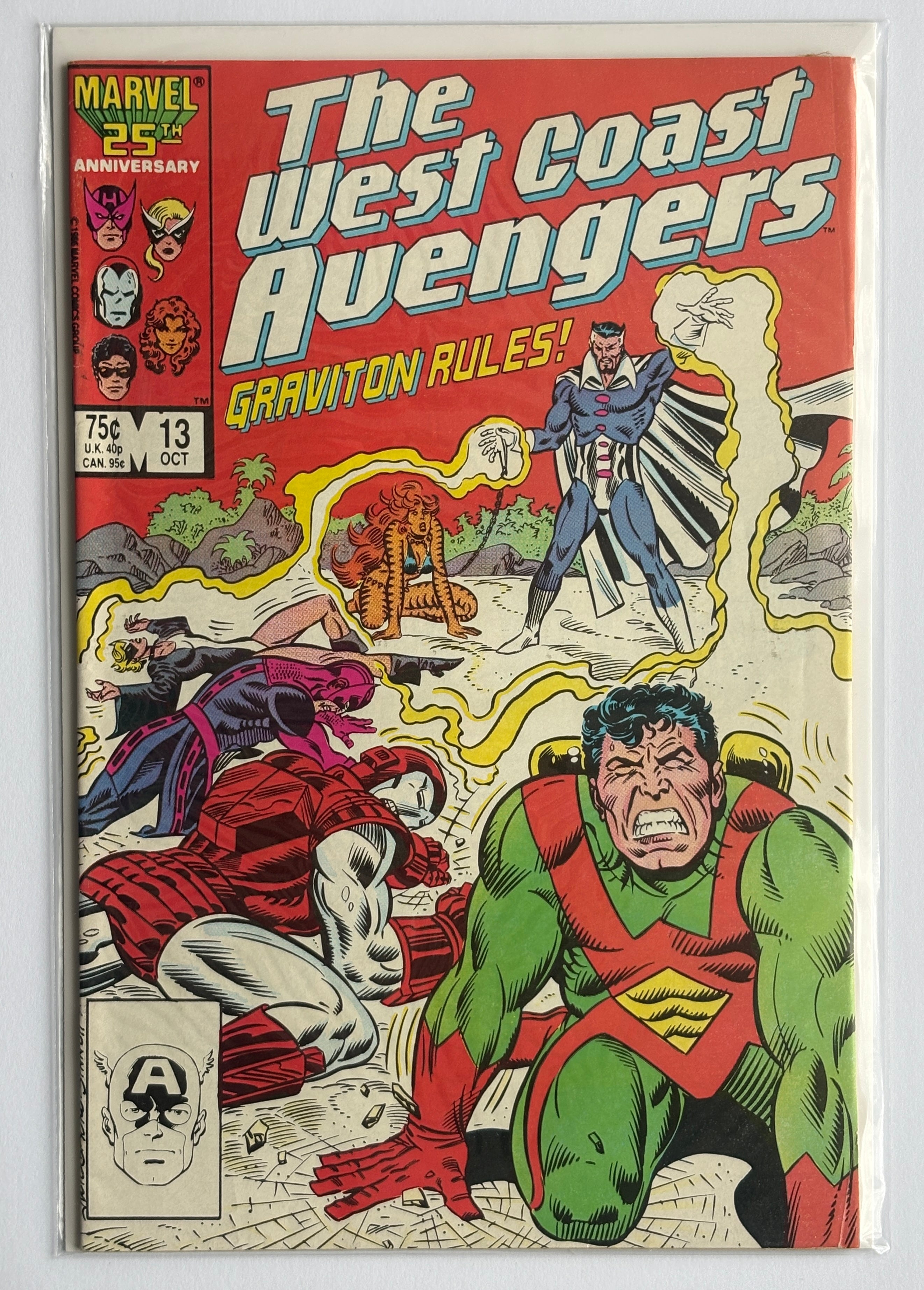 The West Coast Avengers #13 - Marvel Comics October 1986 VF- 7.5