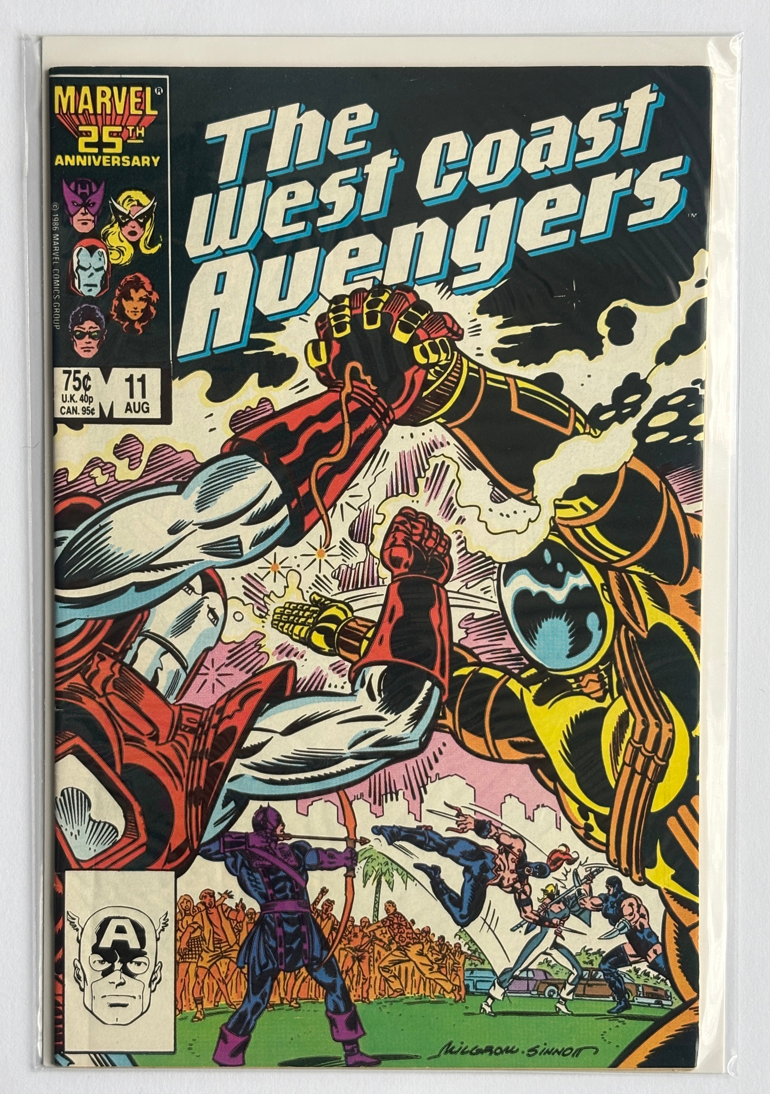 The West Coast Avengers #11 - Marvel Comics August 1986 VF 8.0