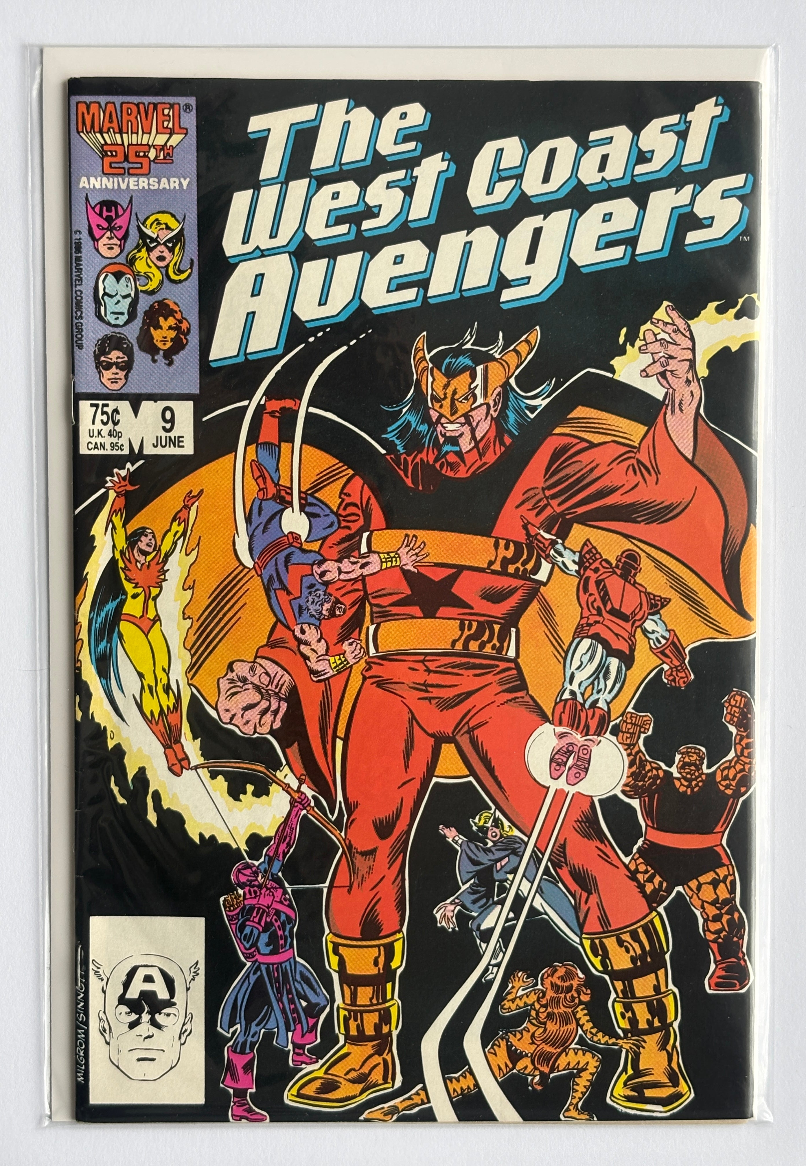 The West Coast Avengers #9 - Marvel Comics June 1986 VF 8.0