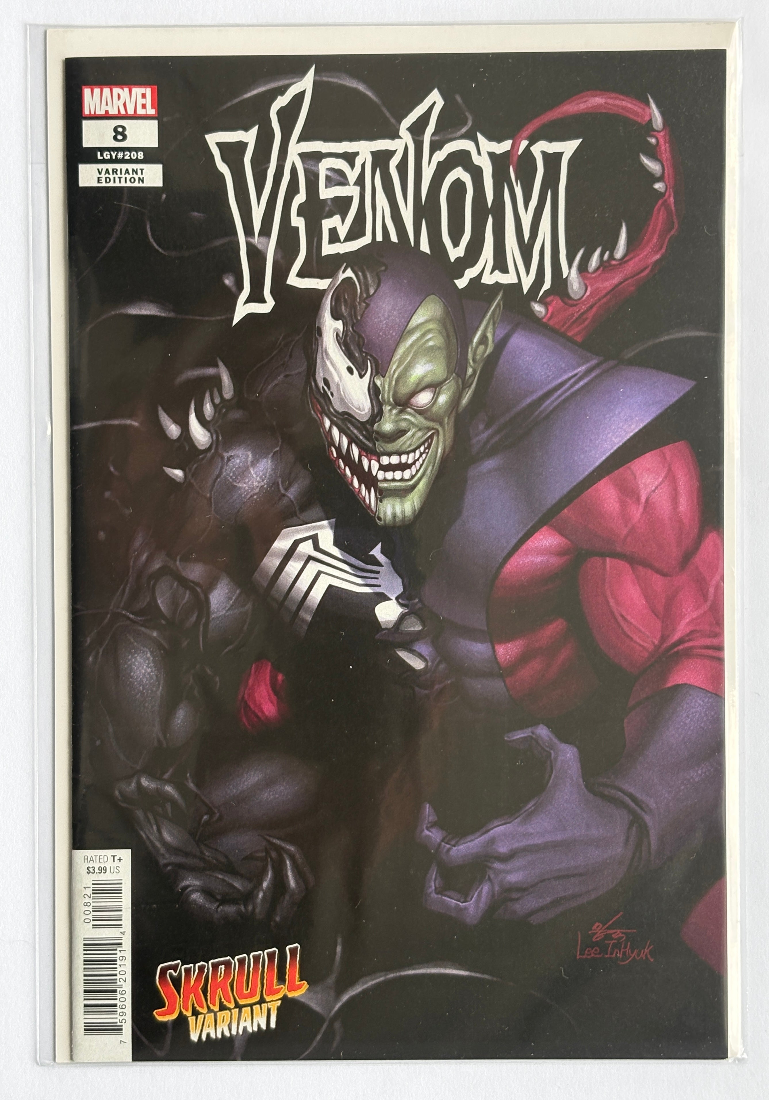 Venom #8 - 1st Printing Skrull Variant Marvel Comics July 2022 NM 9.4