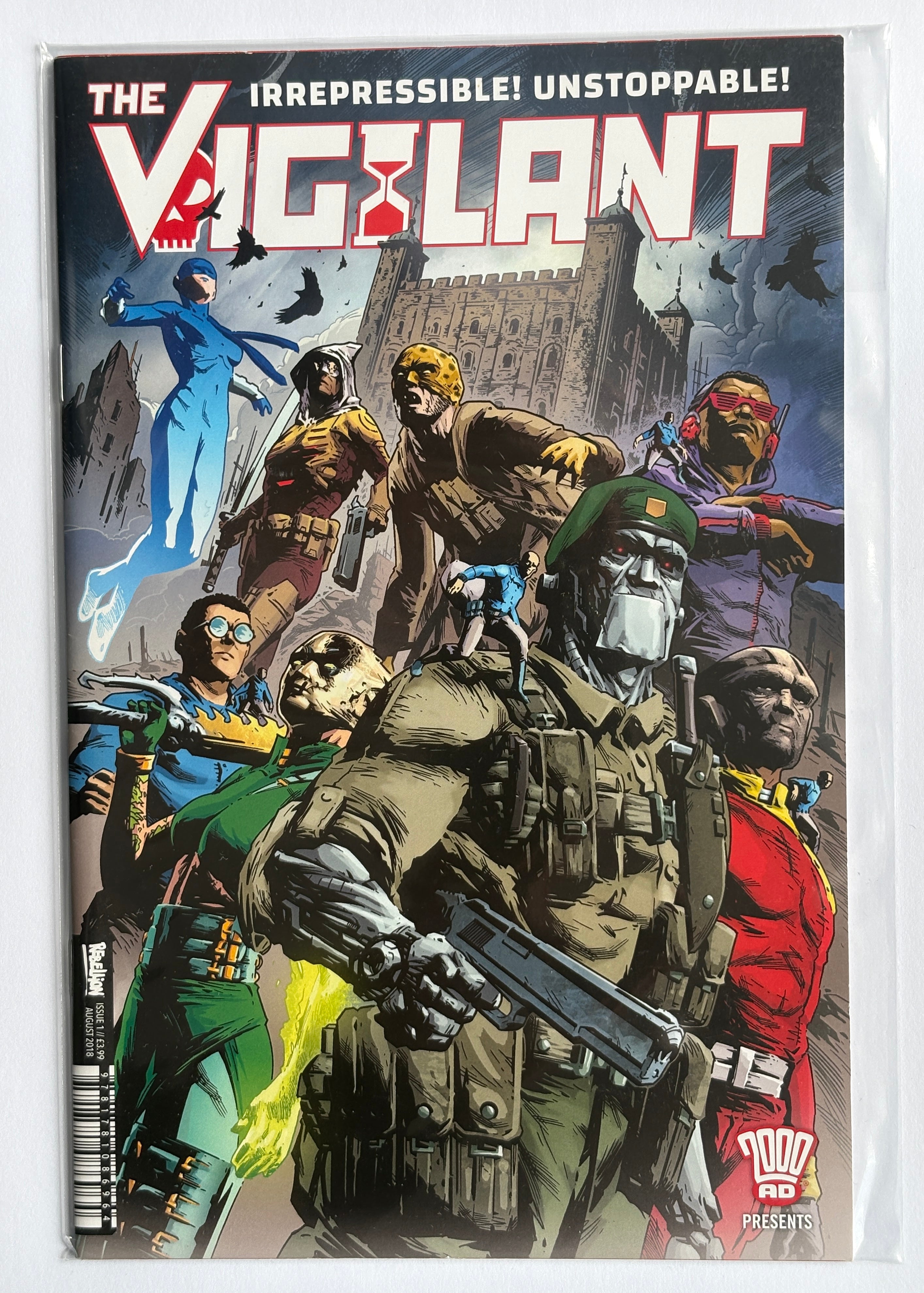 The Vigilant #1 - Rebellion 2000AD August 2018 VF 8.0