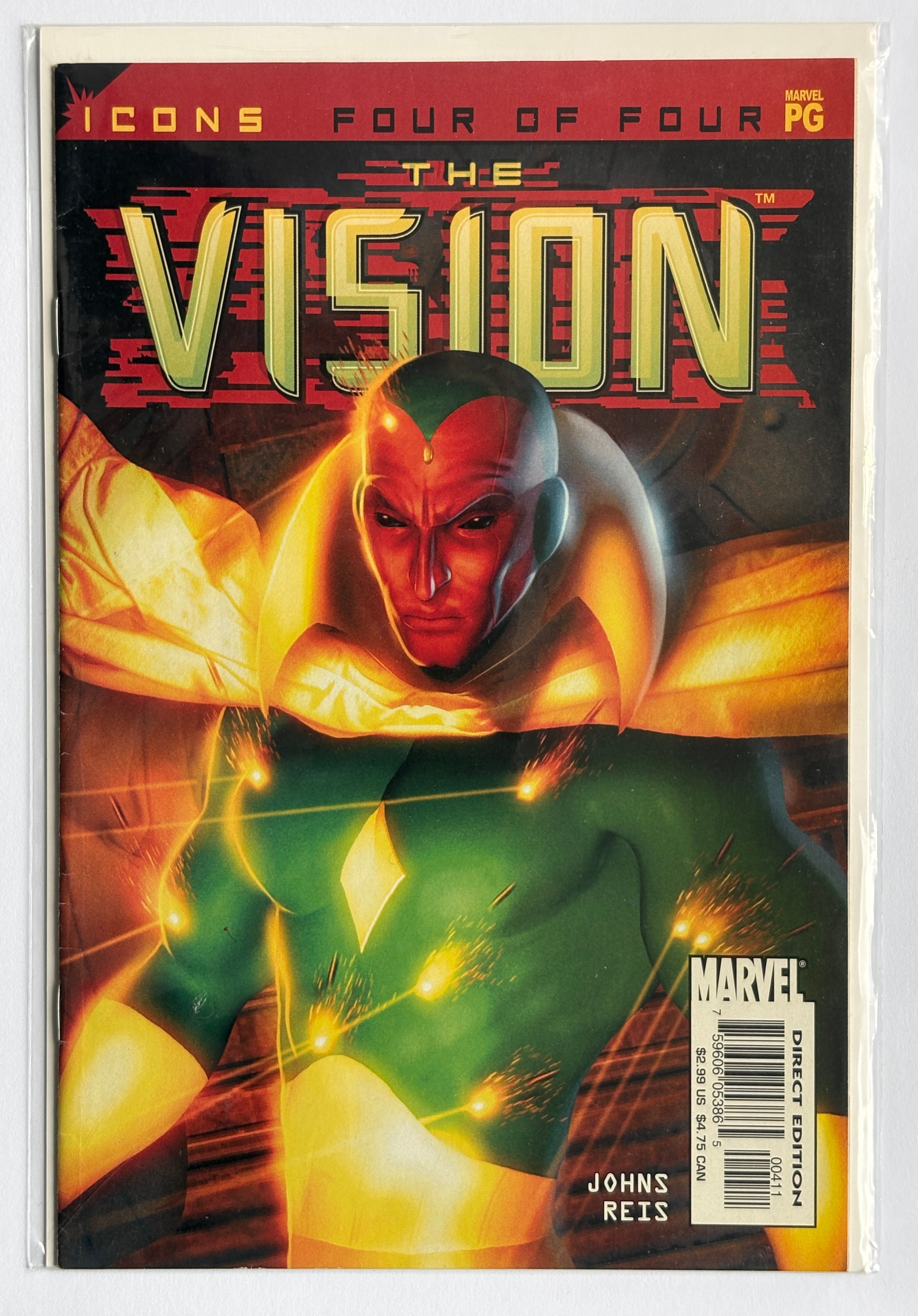 Avengers Icons: The Vision #4 - 1st Printing Marvel Comics January 2003 FN 6.0