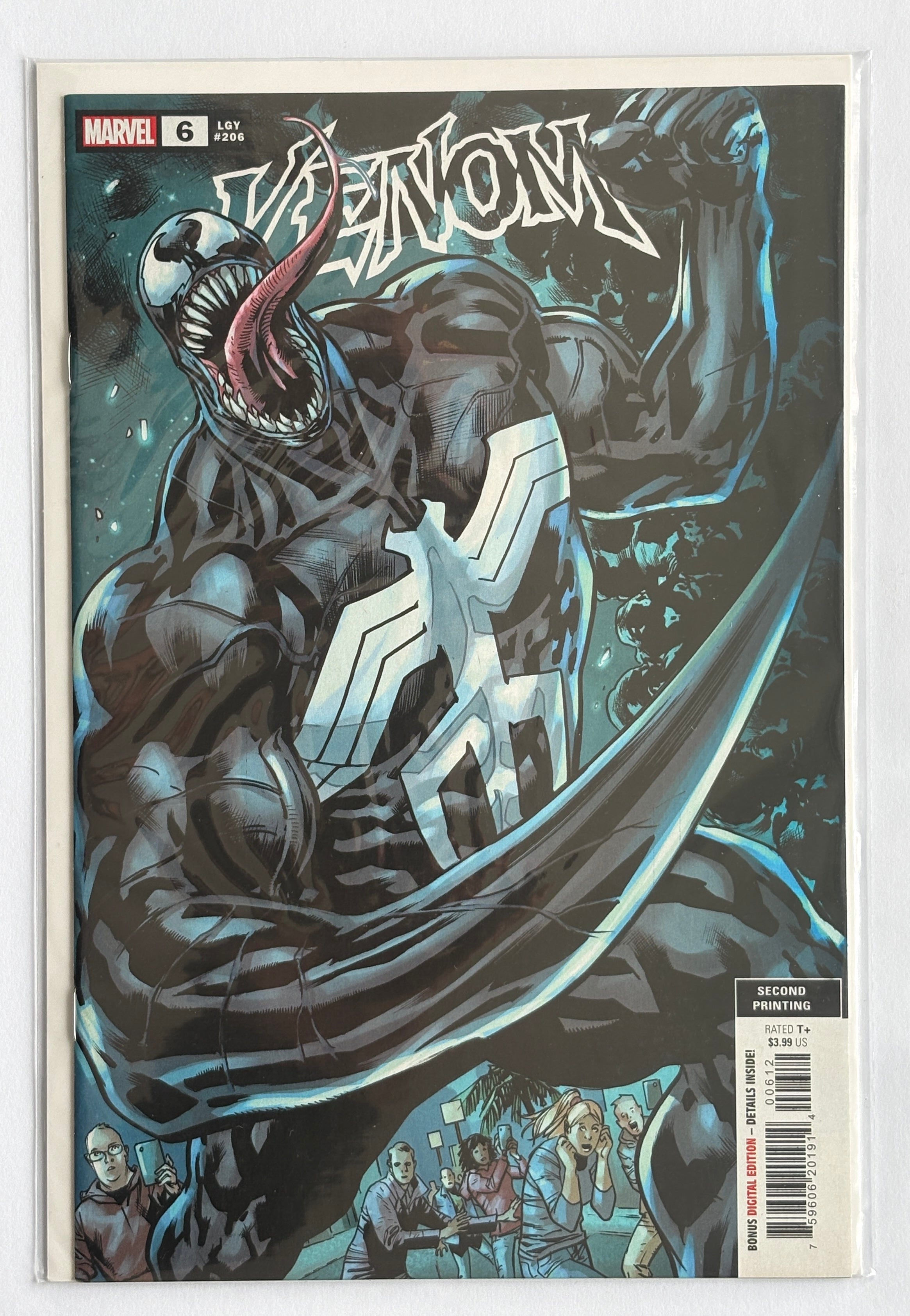 Venom #6 - 2nd Printing Marvel Comics June 2022 VF/NM 9.0