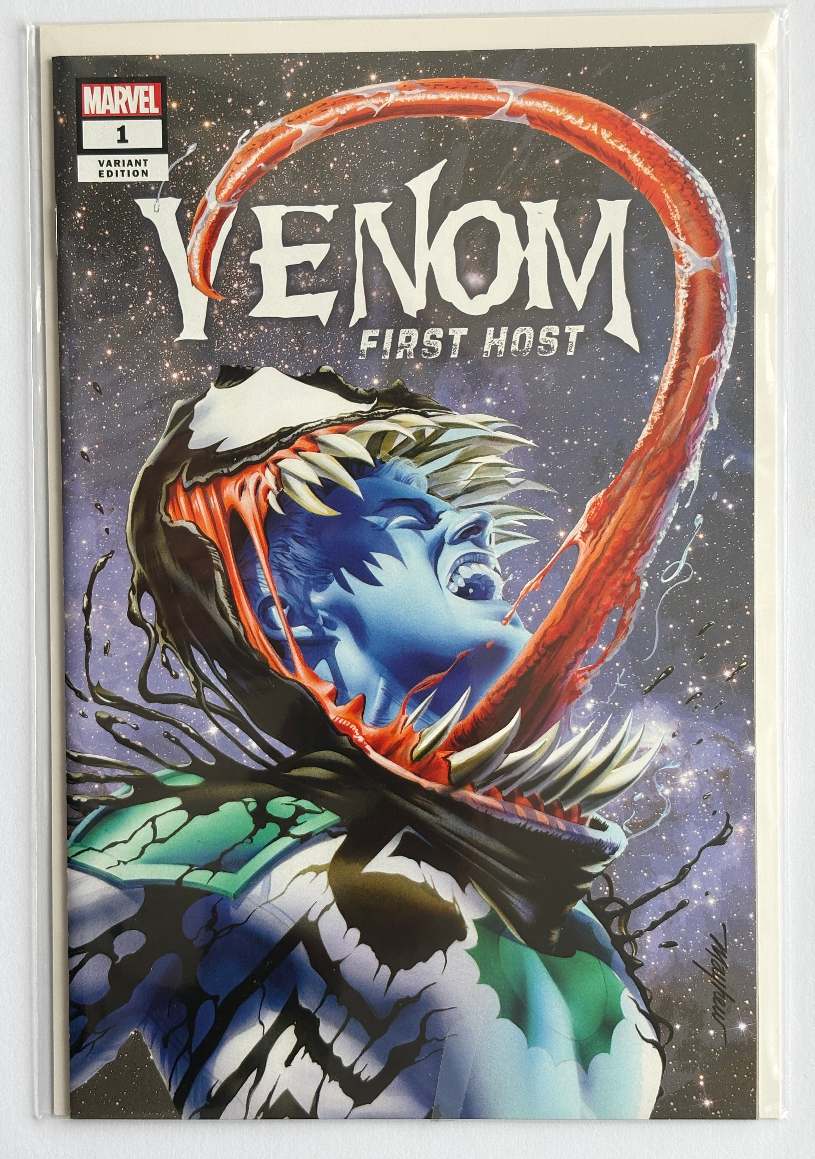 Venom First Host #1 Mayhew Trade Dress Variant Limited to 3000 - 1st app Tel-Kar