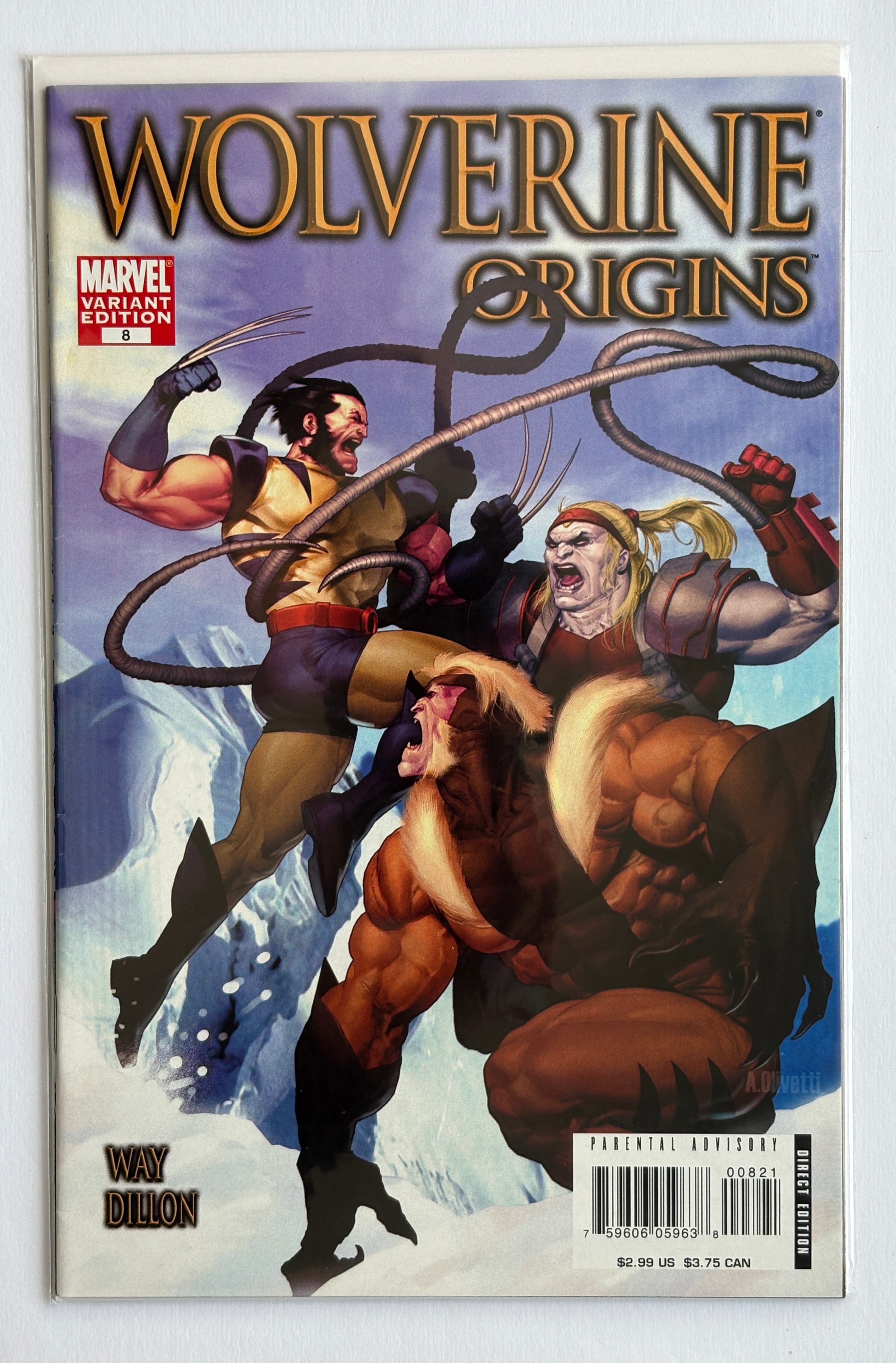 Wolverine Origins #8 - 1st Printing Variant Marvel Comics November 2006 VF 8.0