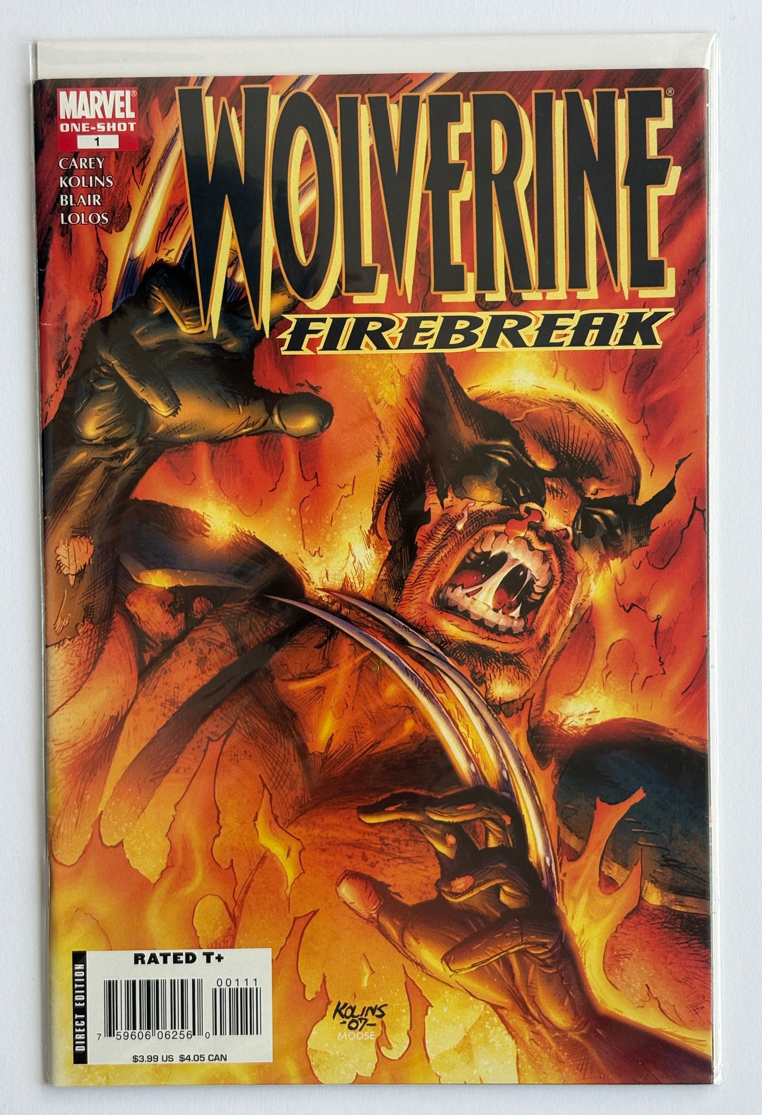 Wolverine Special: Firebreak One-Shot #1 - Marvel February 2008 F/VF 7.0