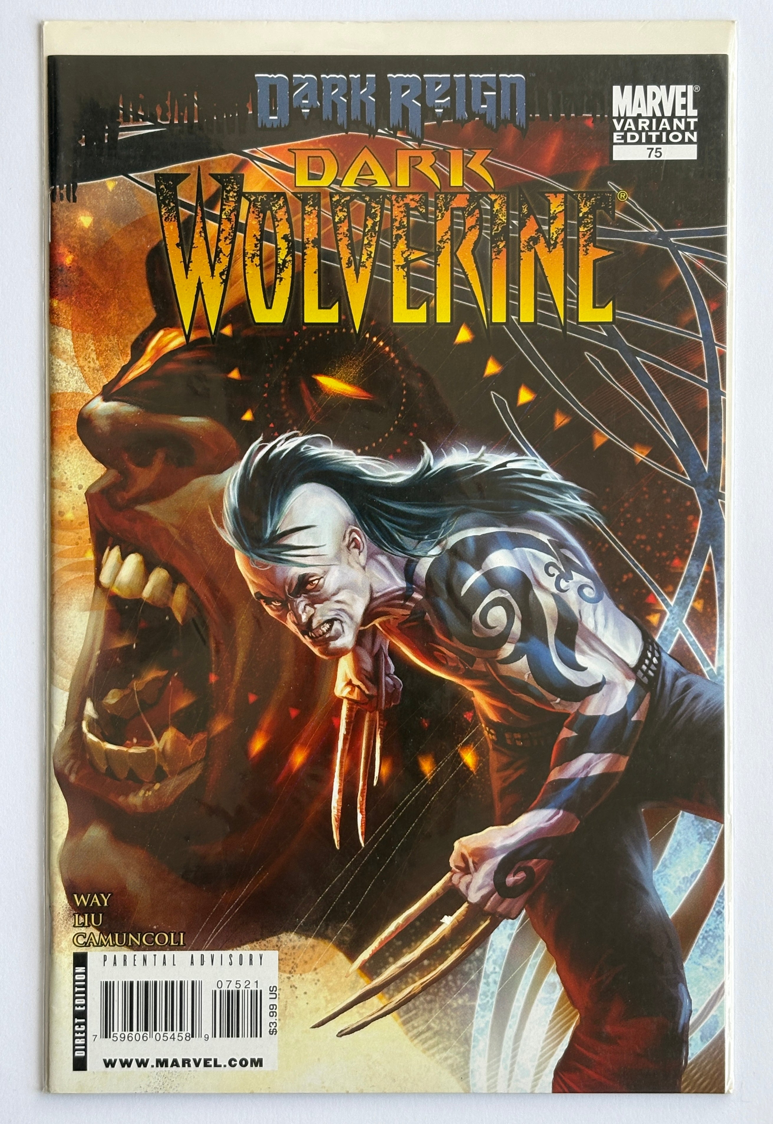 Dark Wolverine #75 Dark Reign Djurdjeic 1:15 Variant Edition 2009 VF/NM 9.0