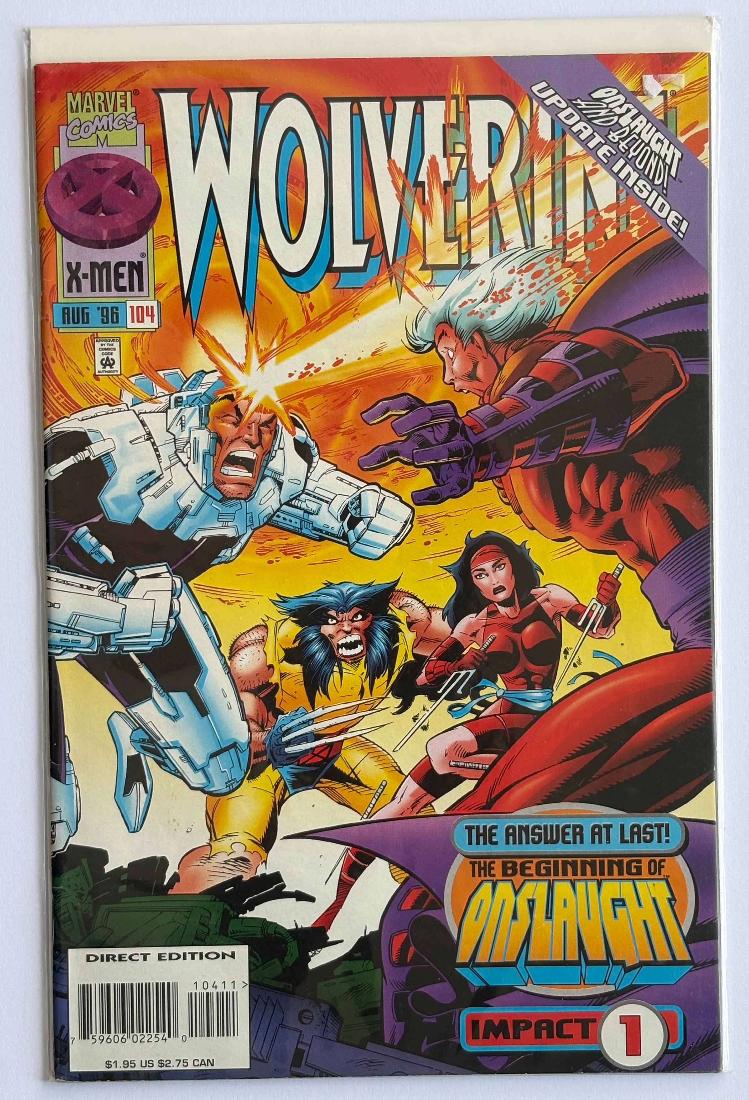 Wolverine #104 - 1st Printing Marvel Comics August 1996 F/VF 7.0