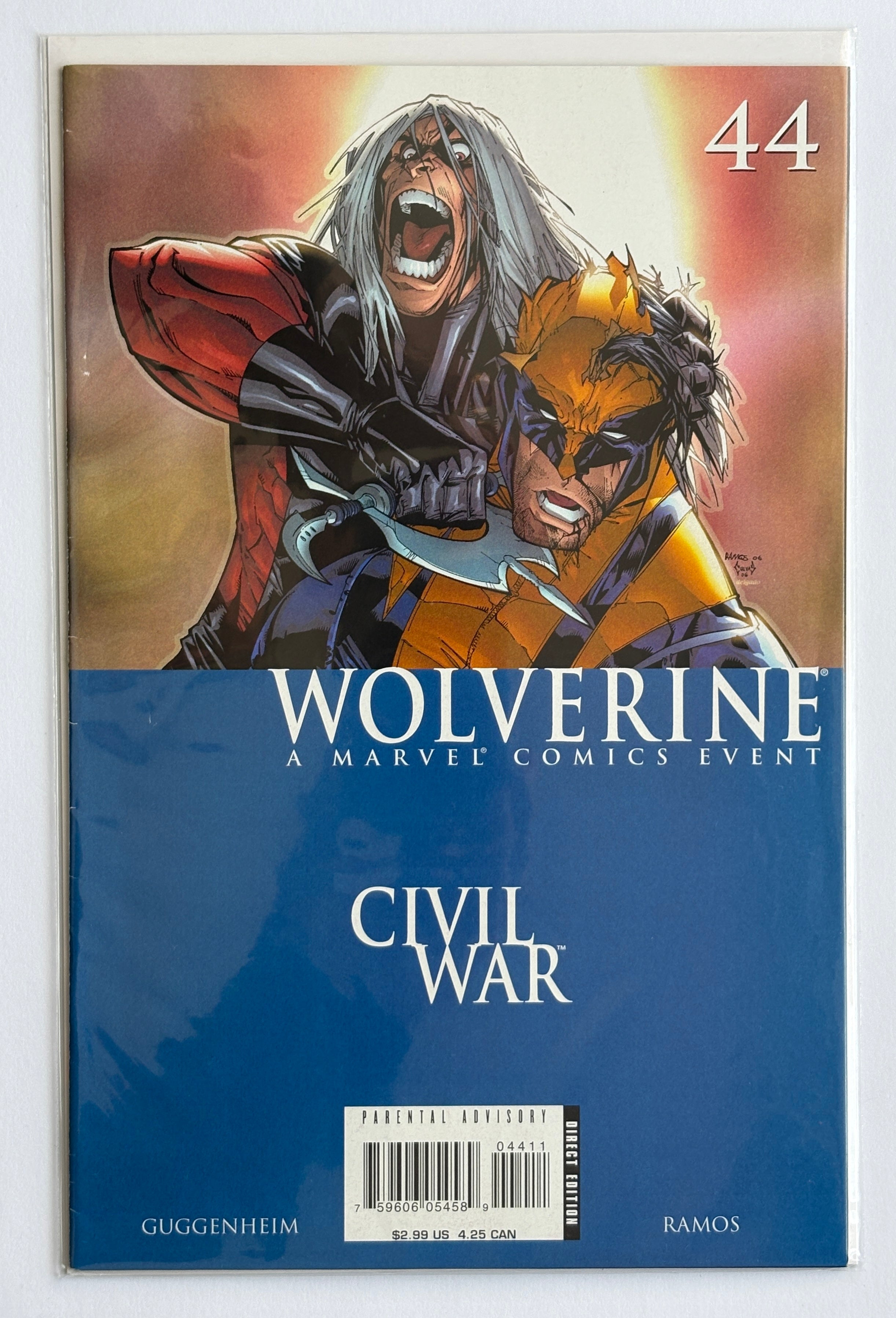 Wolverine #44 - Civil War - 1st Print Marvel Comics September 2006 FN+ 6.5