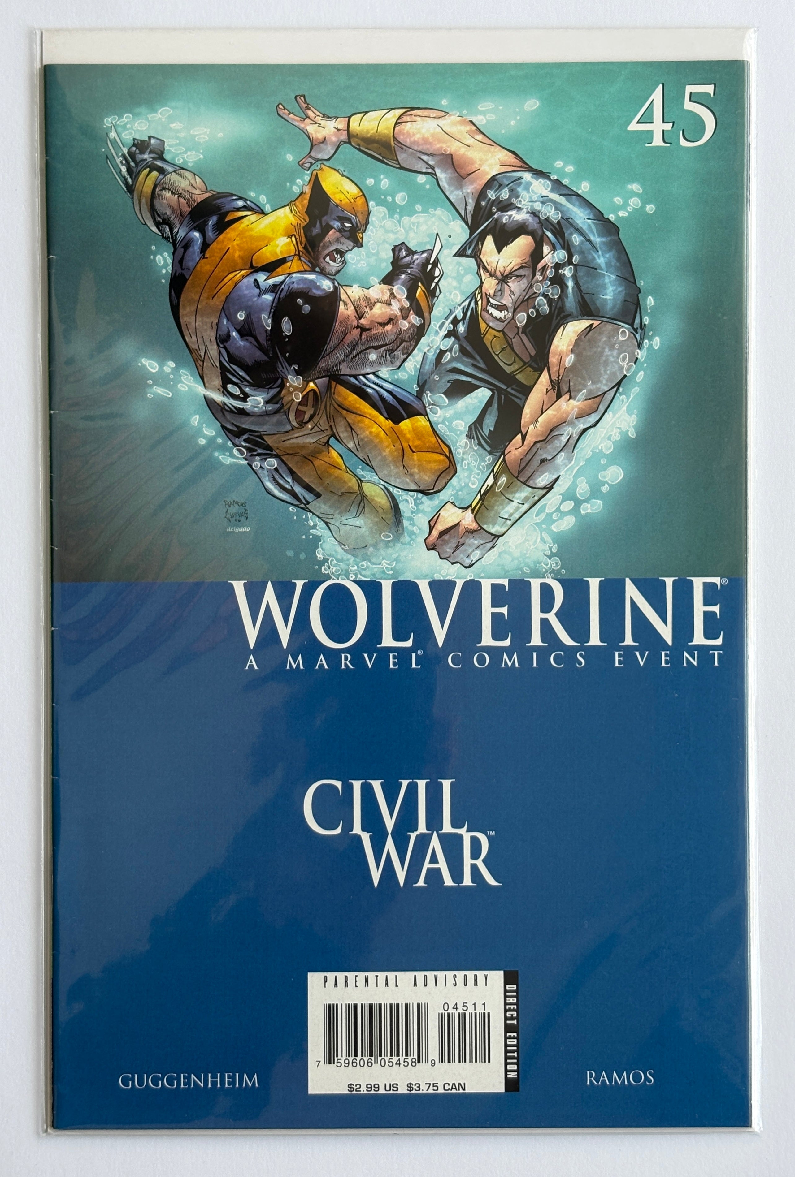 Wolverine #45 - Civil War - 1st Print Marvel Comics October 2006 FN+ 6.5