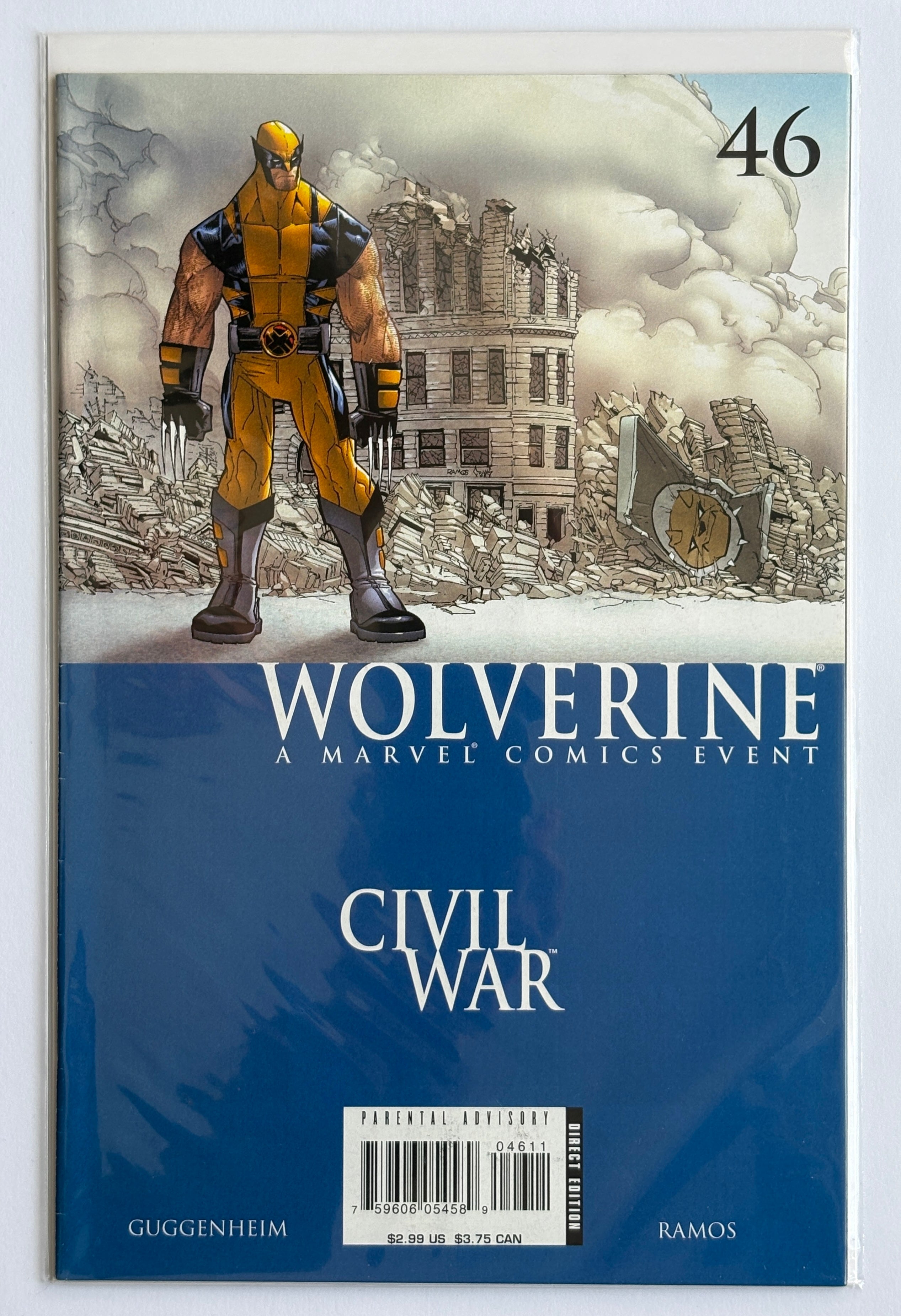 Wolverine #46 - Civil War - 1st Print Marvel Comics November 2006 FN+ 6.5