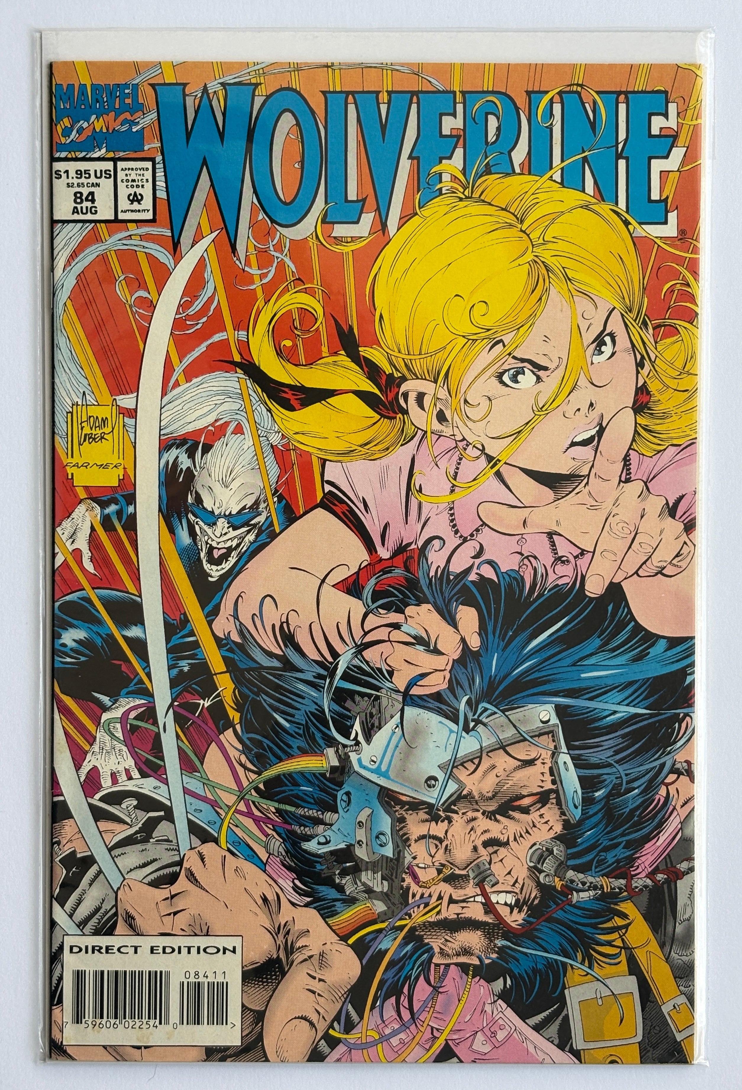 Wolverine #84 - 1st Printing Marvel Comics August 1994 VF- 7.5
