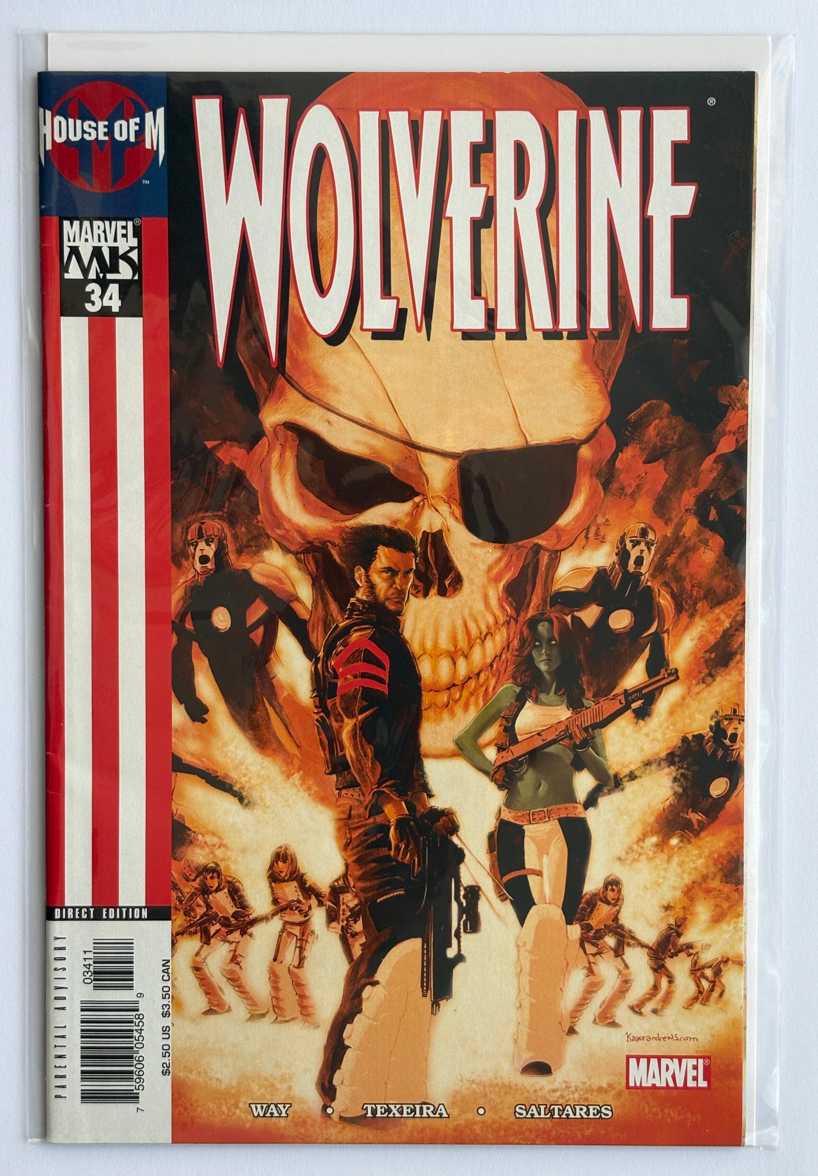 Wolverine #34 -  1st Print Marvel Comics December 2005 F/VF 7.0