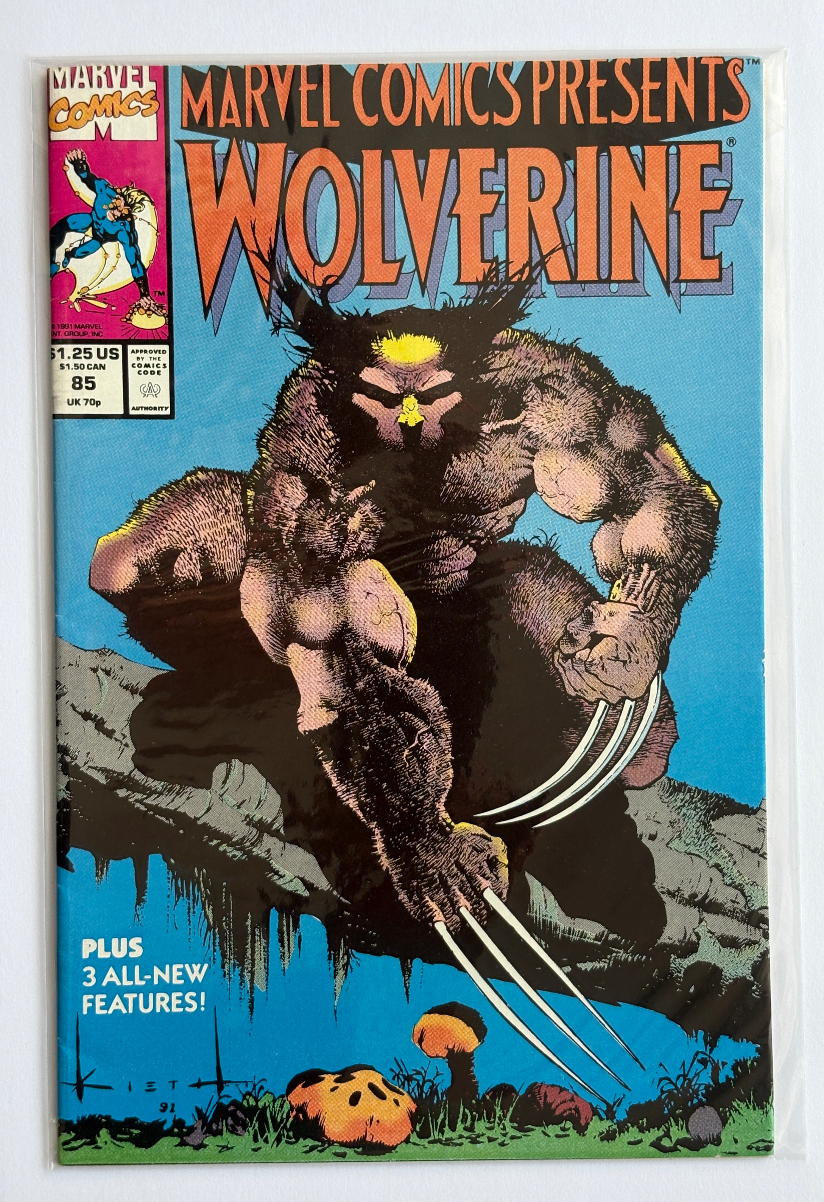 Marvel Comics Presents #85 Wolverine Marvel Comics - 1991 VF- 7.5