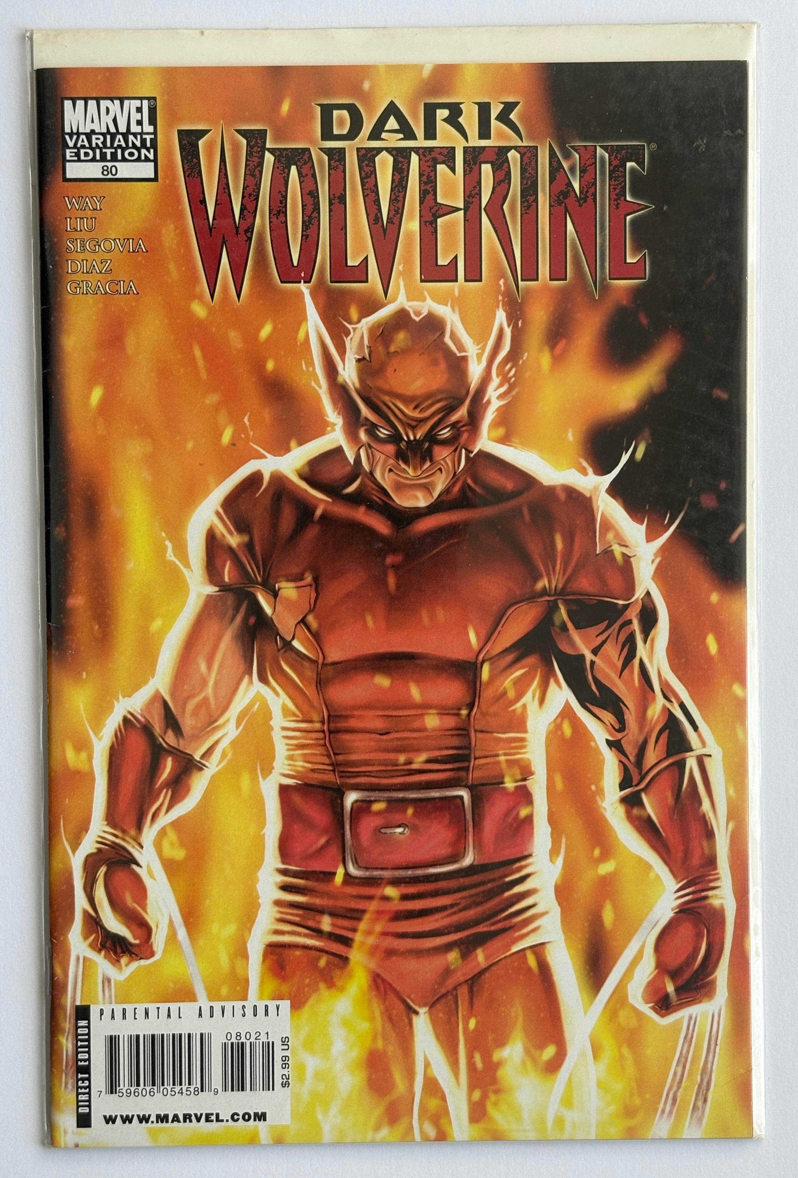 Dark Wolverine #80 - 1st Print 1:10 Ratio Variant Marvel January 2010 VF- 7.5