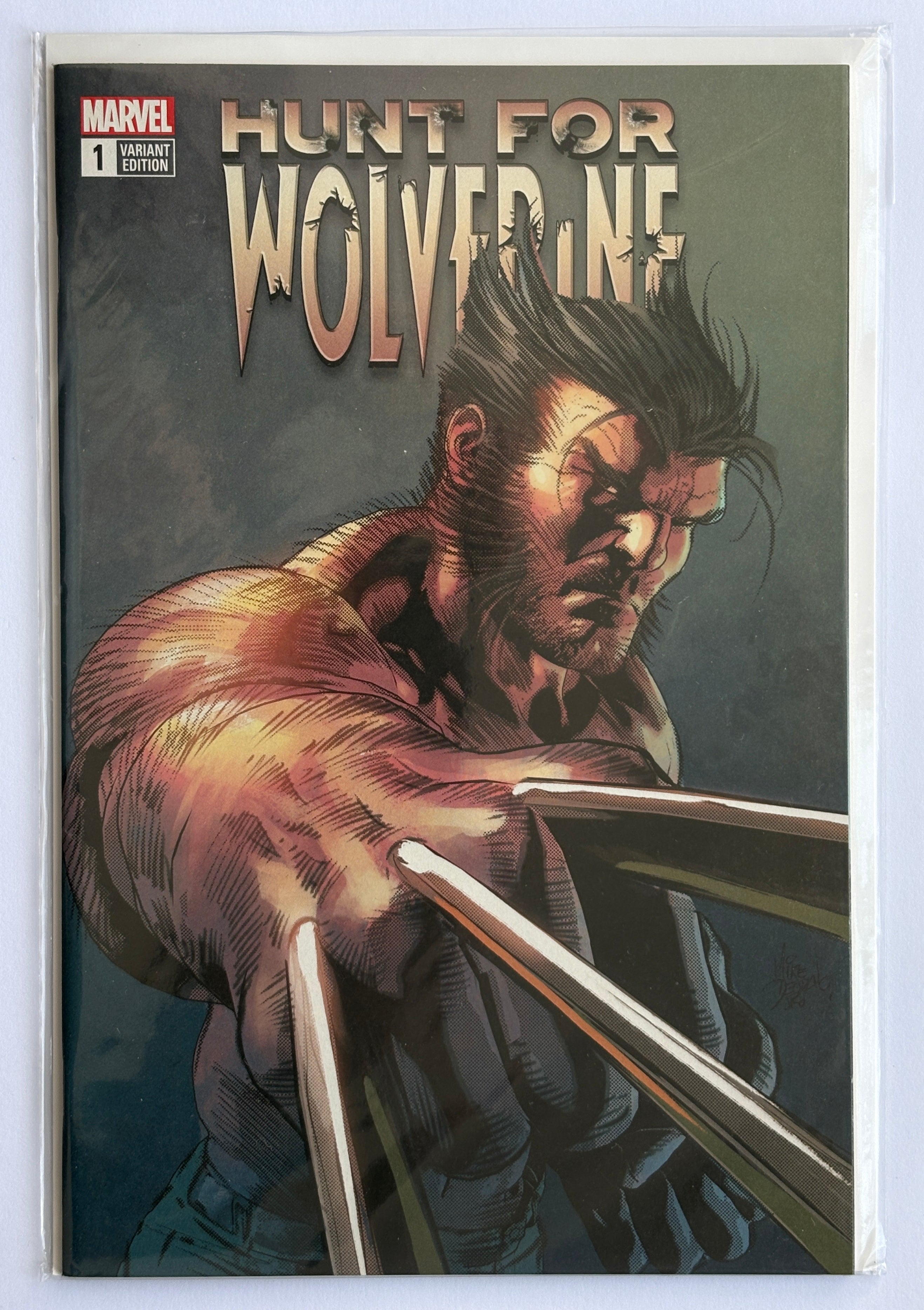 Hunt for Wolverine #1 Trade Dress Colour & B/W Virgin Sketch Cover Set VF+ 8.5