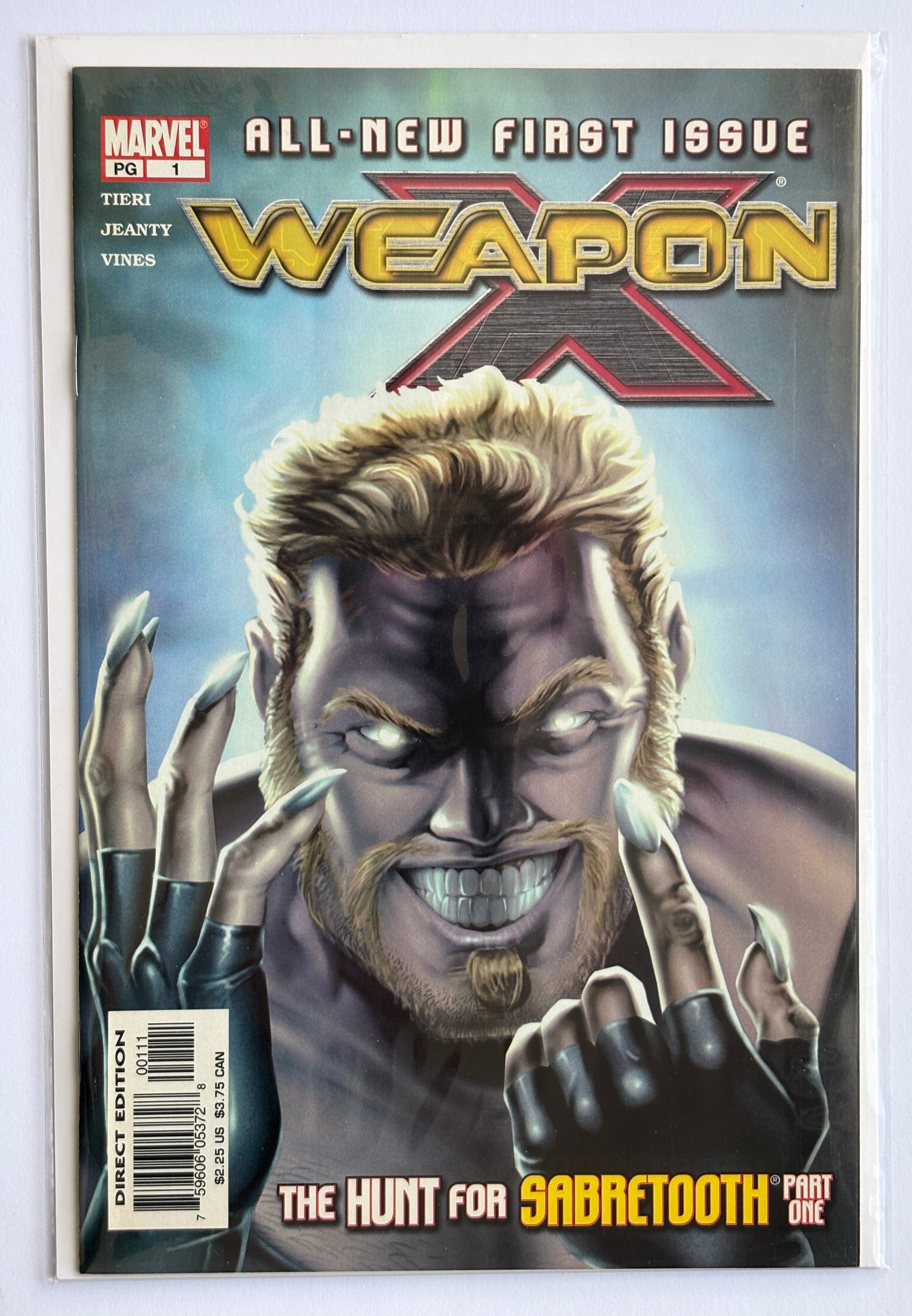 Weapon X #1 - 1st Printing - Marvel Comics  November 2002 VF/NM 9.0
