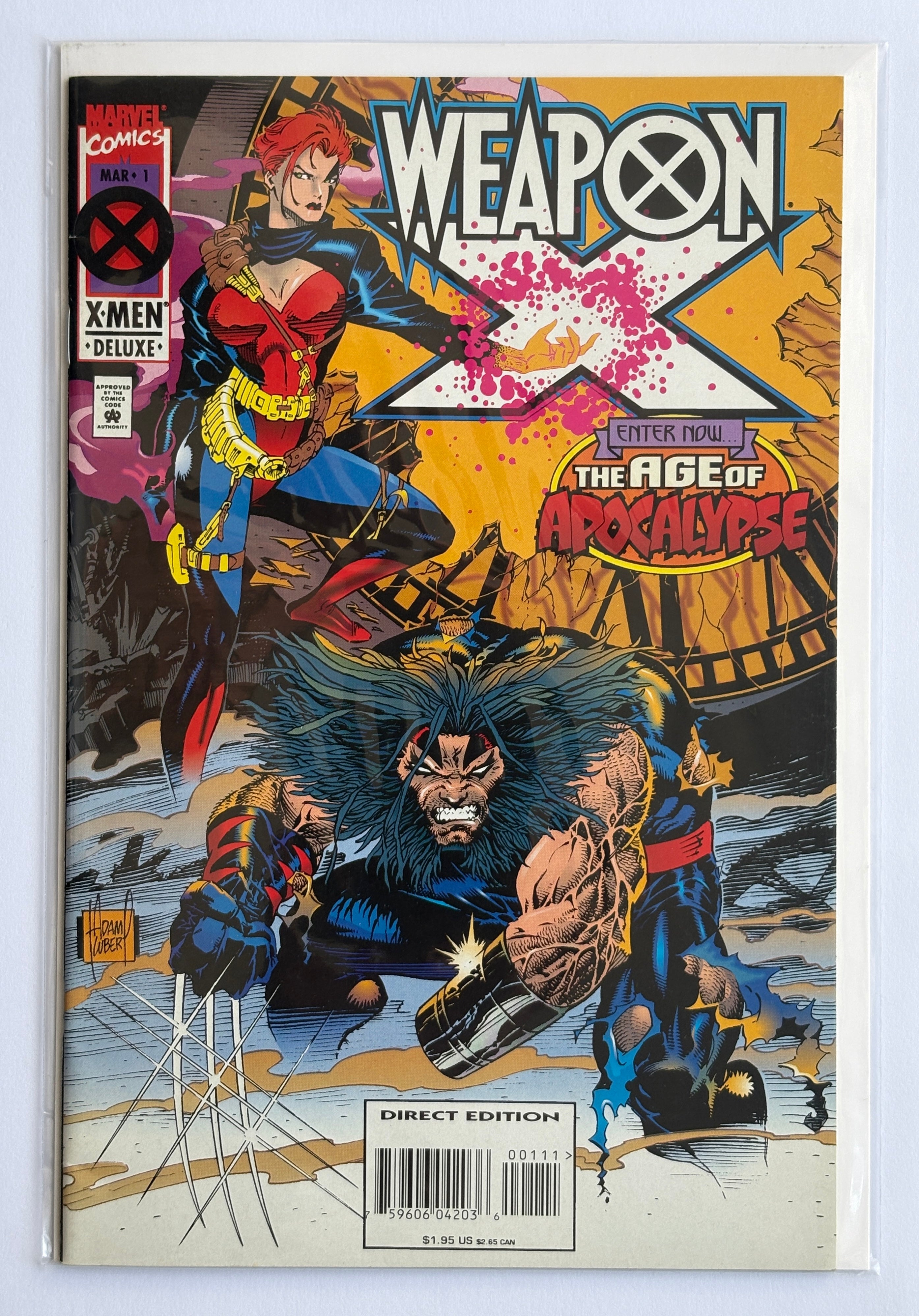 Weapon X #1 - The Age of Apocalypse - Marvel Comics March 1995 VF 8.0