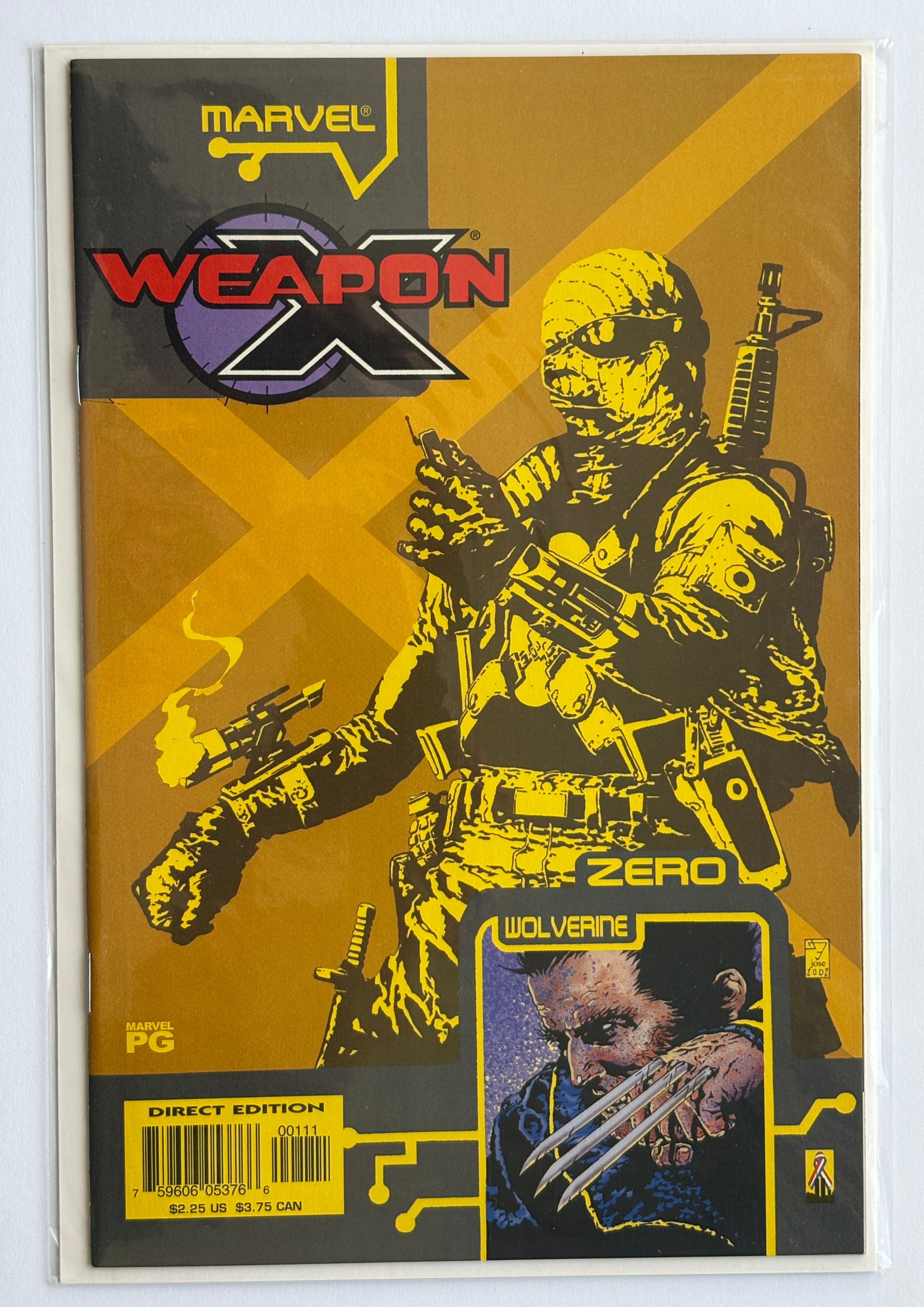 Weapon X: The Draft: Agent Zero #1 - 1st Printing Marvel October 2002 NM- 9.2