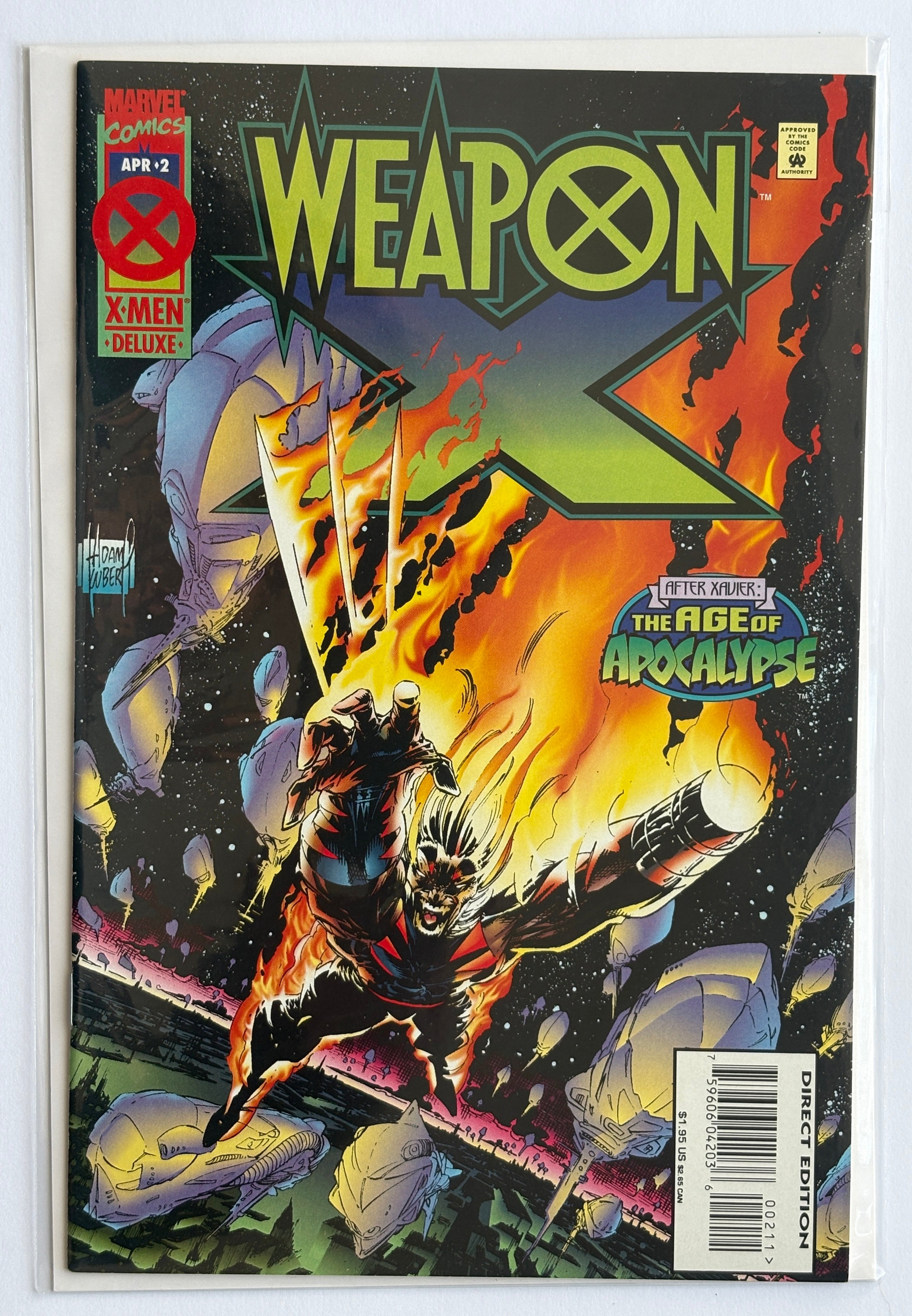 Weapon X #2 - The Age of Apocalypse - Marvel Comics April 1995 VF- 7.5