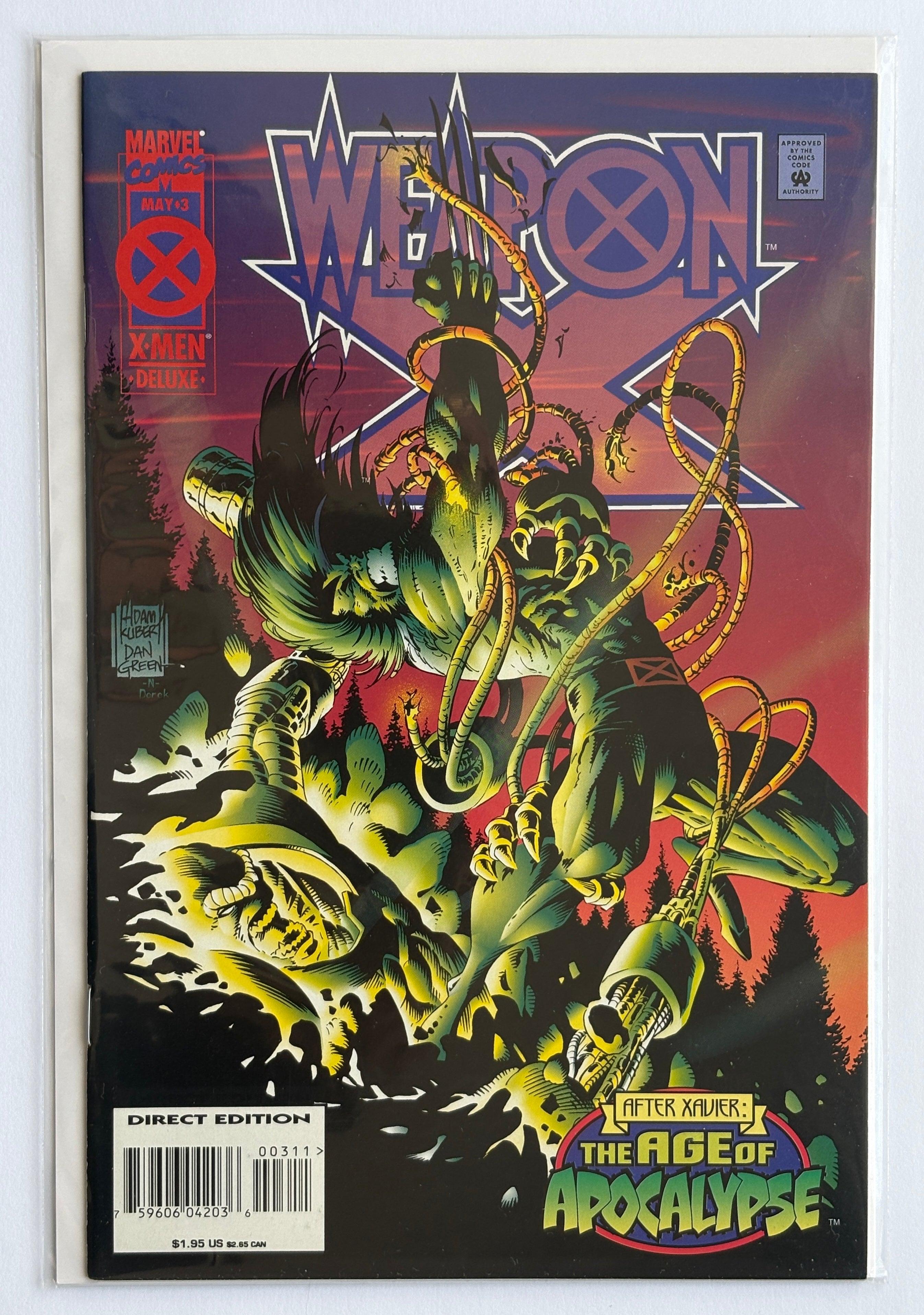 Weapon X #3 - The Age of Apocalypse - Marvel Comics May 1995 VF- 7.5
