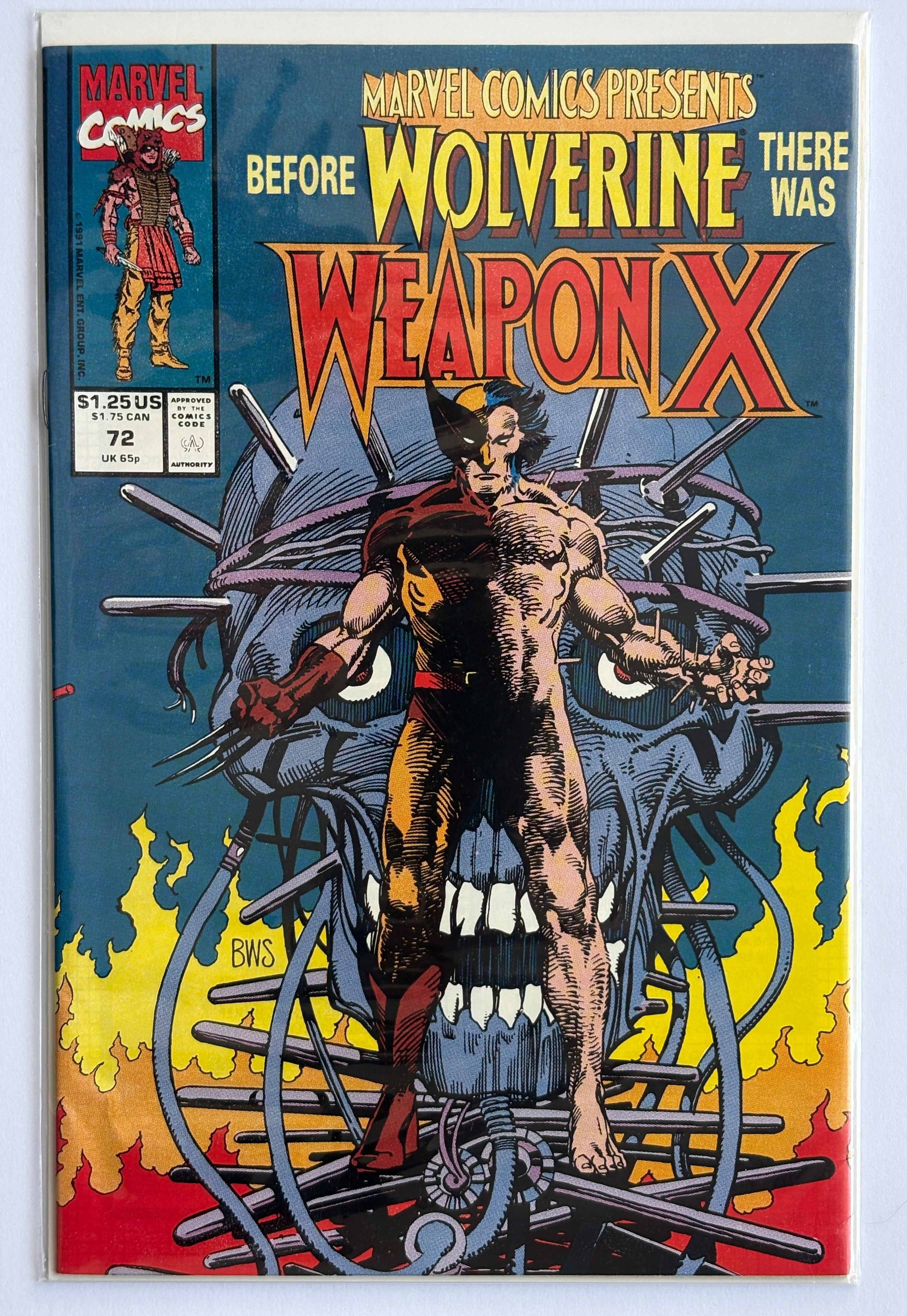 Marvel Comics Presents #72 Before Wolverine there was Weapon X - 1991 VF 8.0