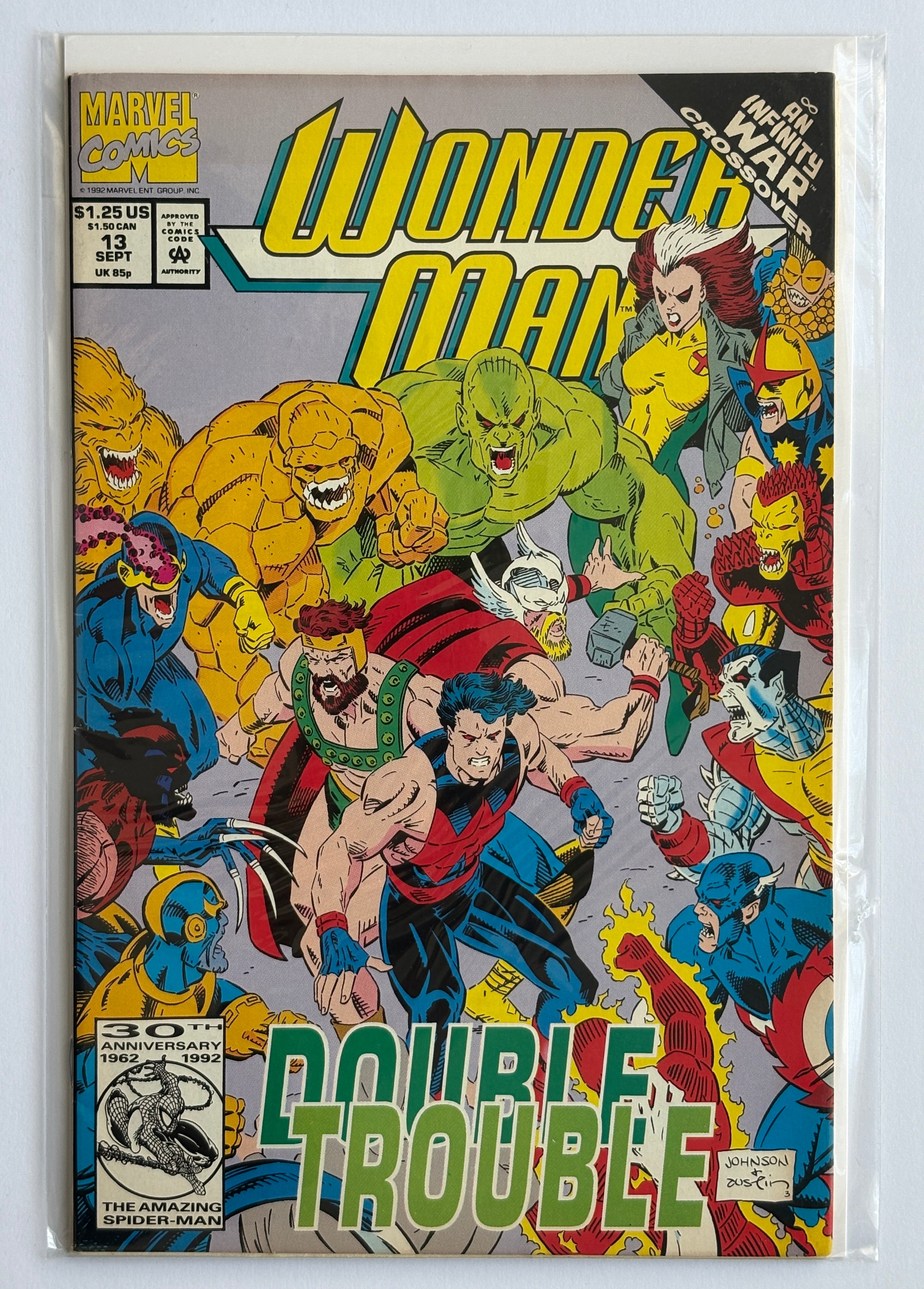 Wonder Man #13 - Marvel Comics September 1992 F/VF 7.0