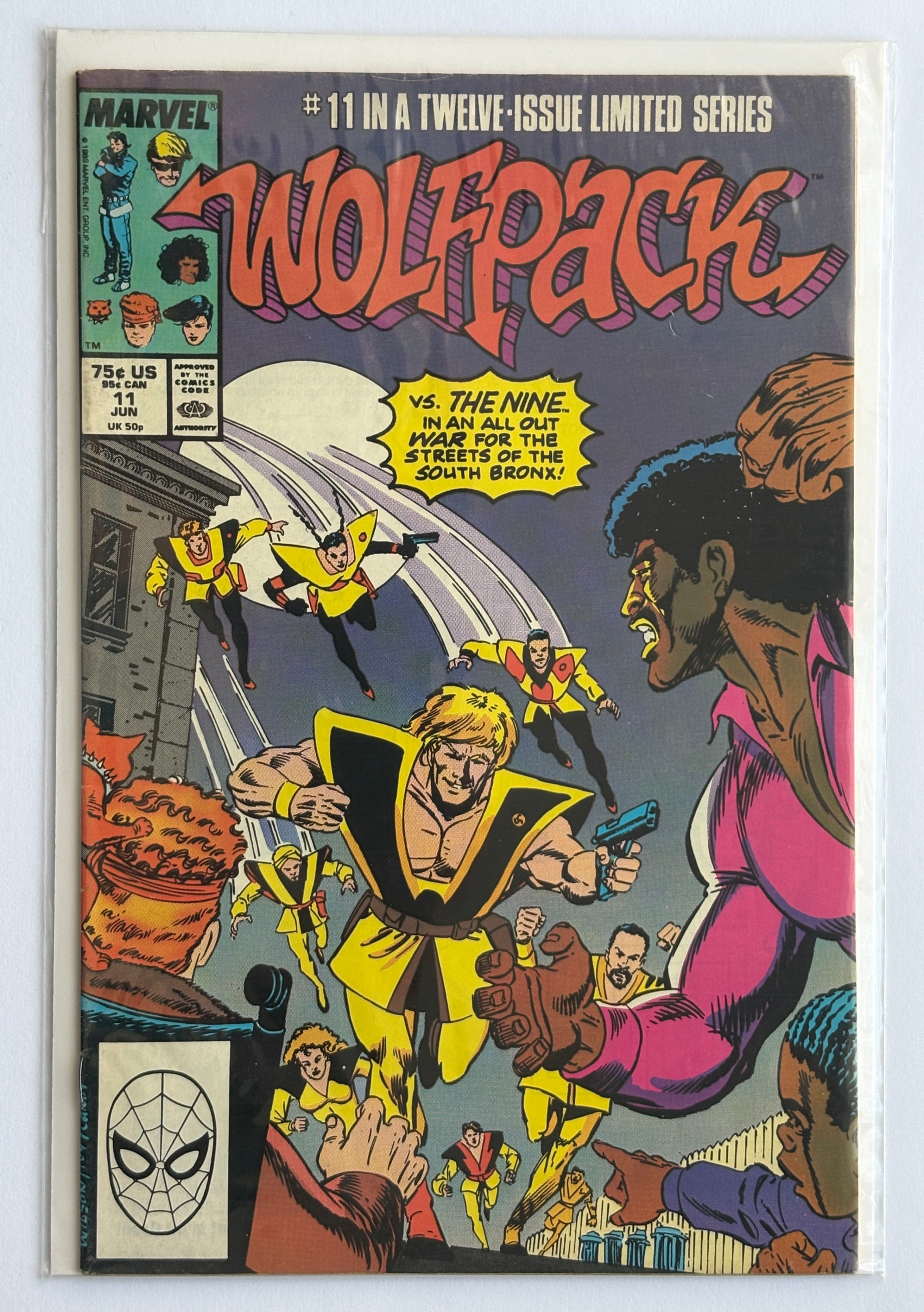 Wolfpack #11 - Marvel Comics June 1989 F/VF 7.0