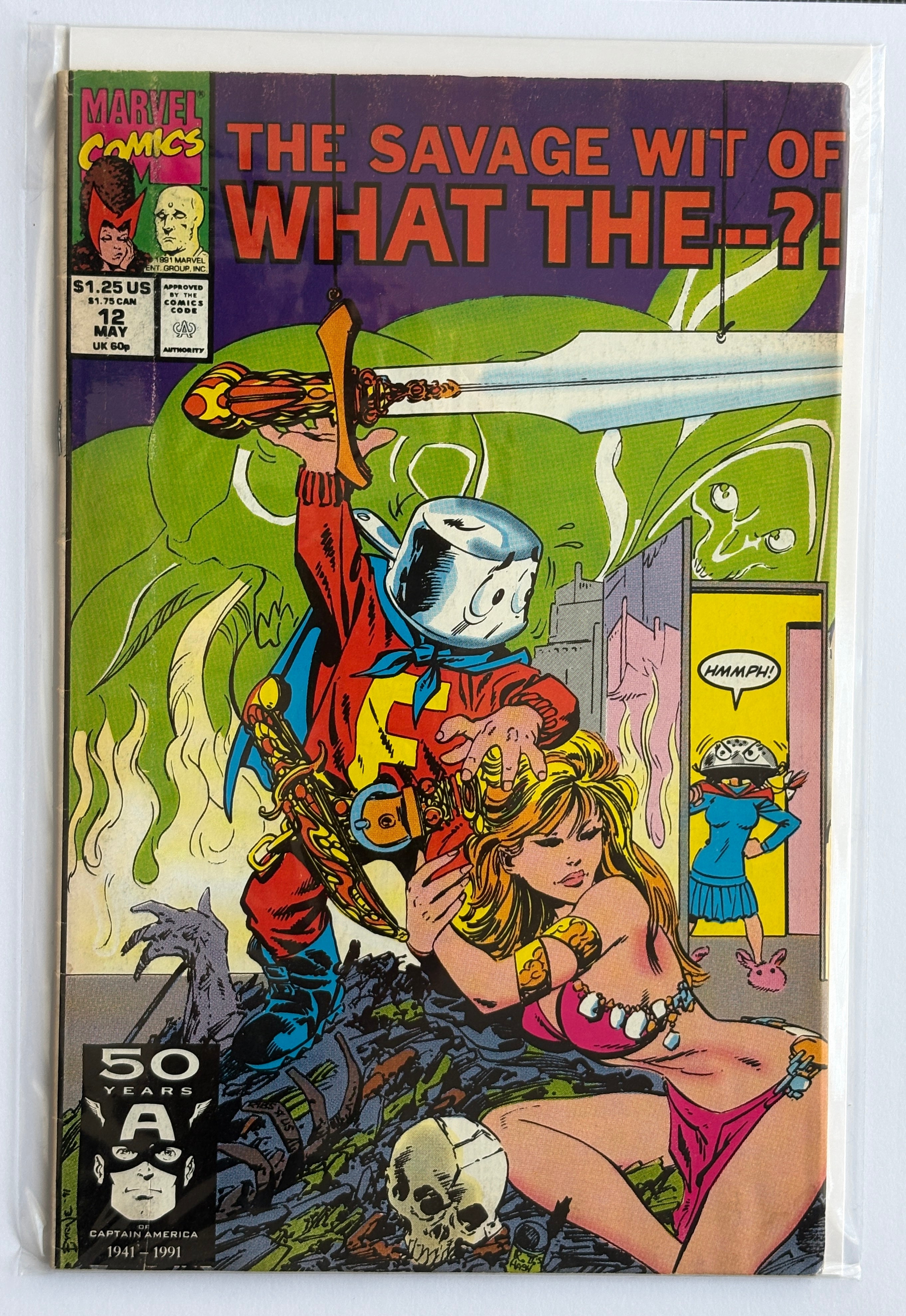 The Savage Wit of What The--?! #12 - Marvel Comics May 1991 VG- 3.5