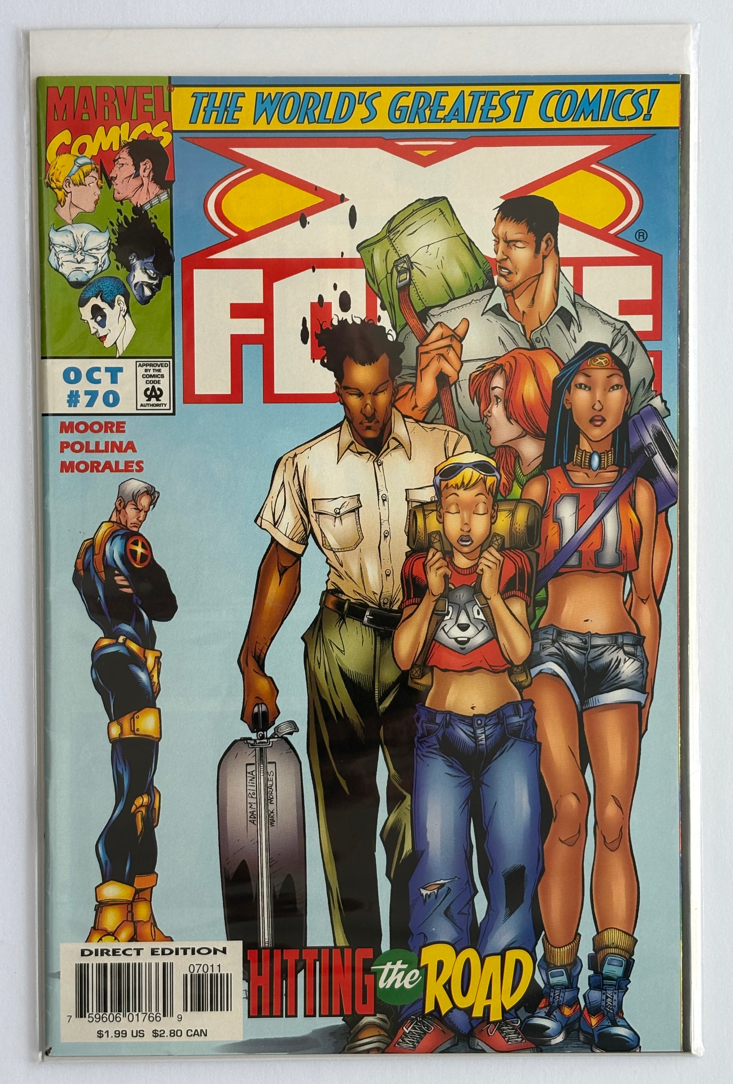 X-Force #70 - 1st Printing - Marvel Comics October 1997 FN+ 6.5