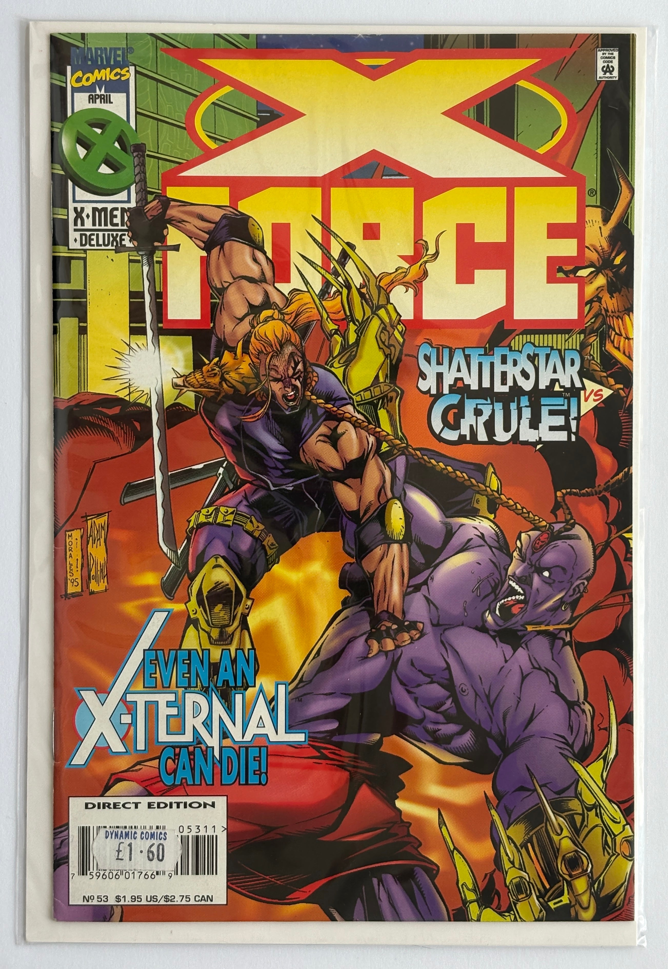 X-Force #53  - Marvel Comics April 1996 F/VF 7.0