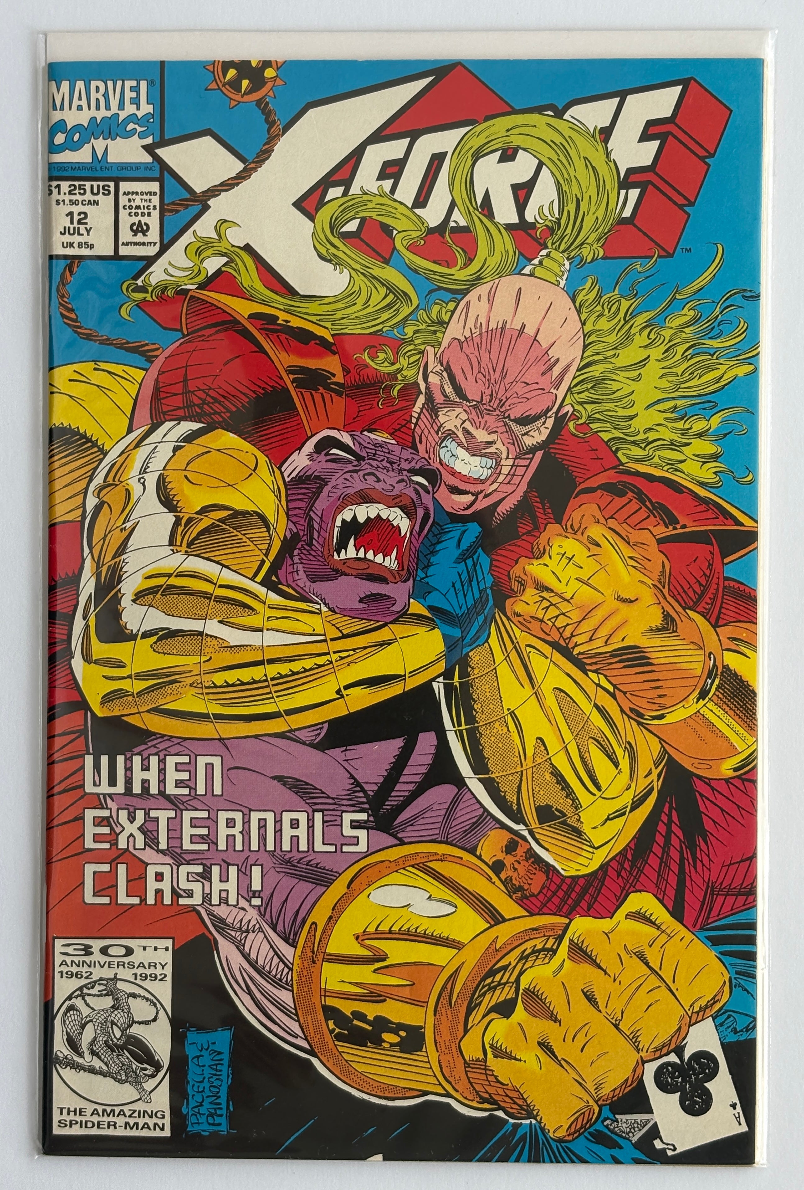 X-Force #12  - Marvel Comics July 1992 F/VF 7.0