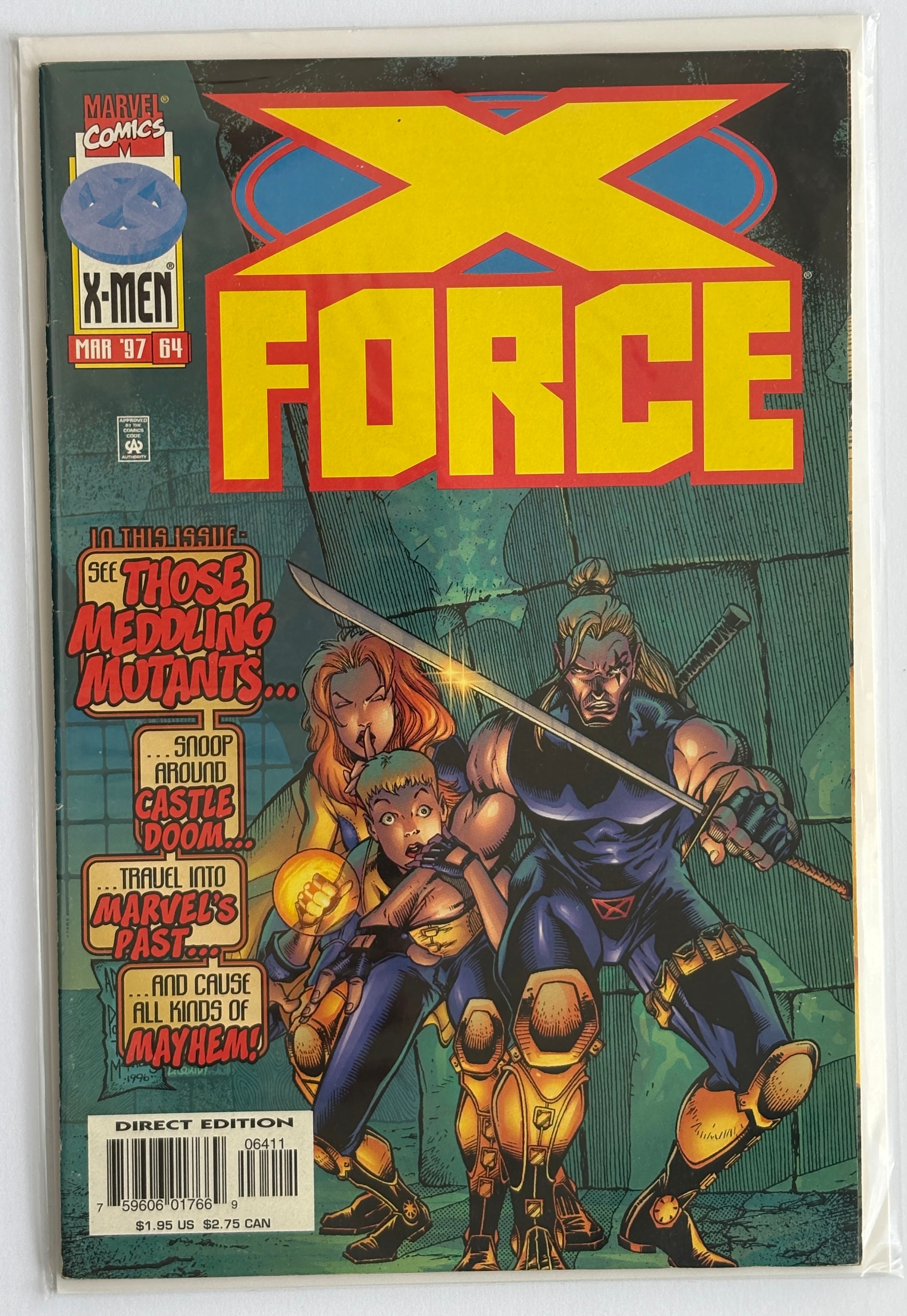 X-Force #64  - Marvel Comics March 1997 F/VF 7.0
