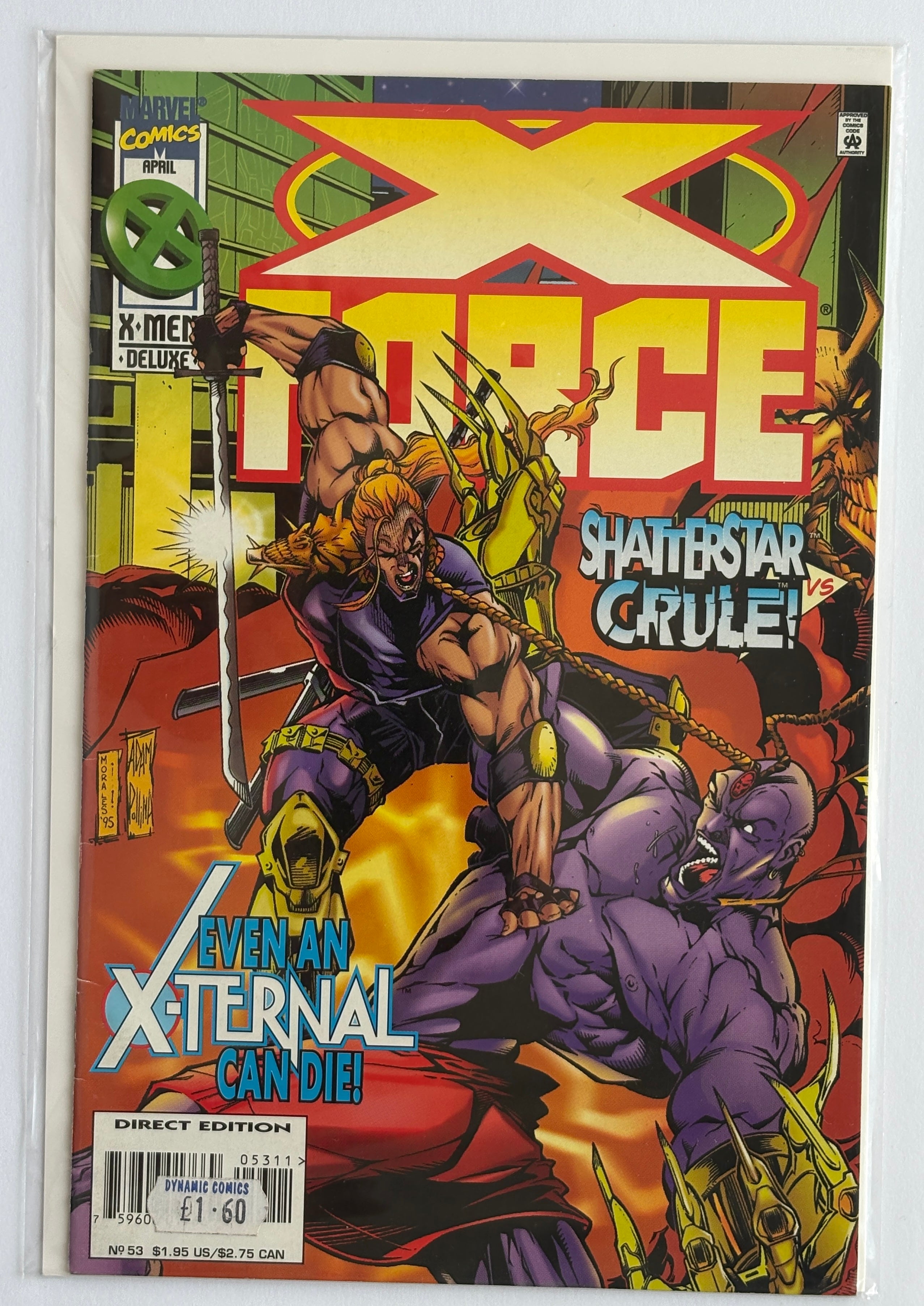 X-Force #53  - Marvel Comics April 1996 F/VF 7.0