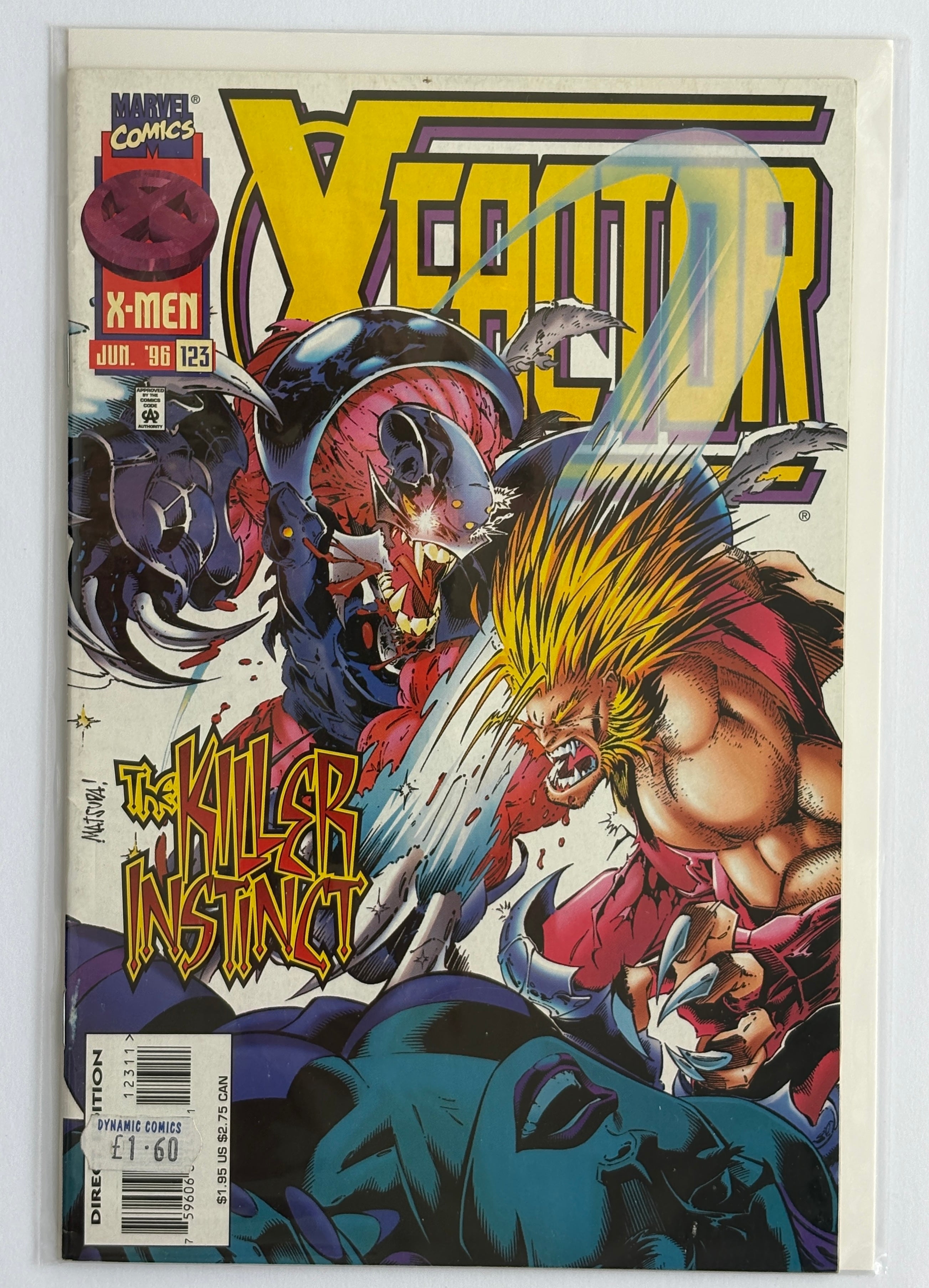 X-Factor #123 - Marvel Comics June 1996 F/VF 7.0