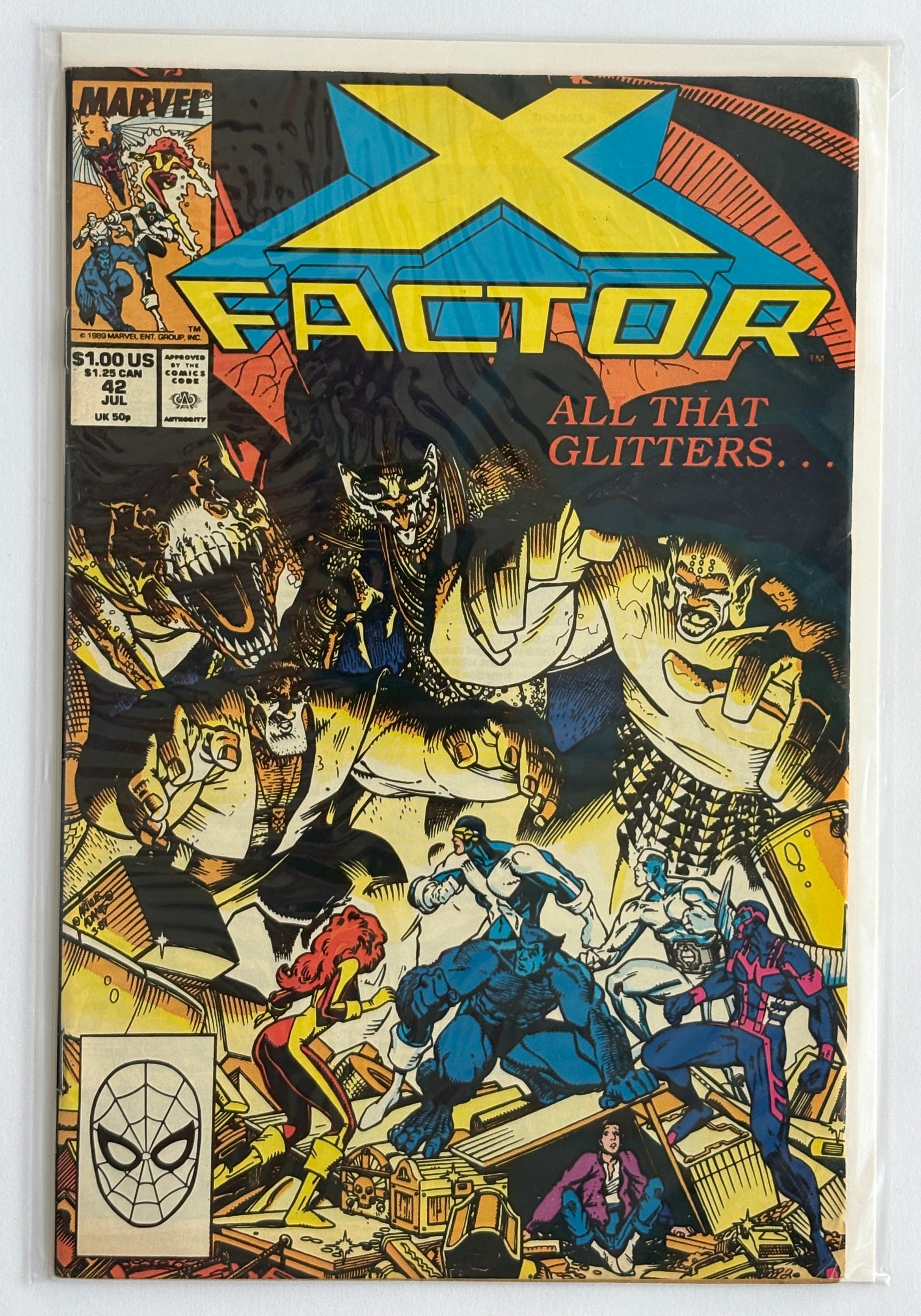 X-Factor #42 - Marvel Comics - July 1989 F/VF 7.0