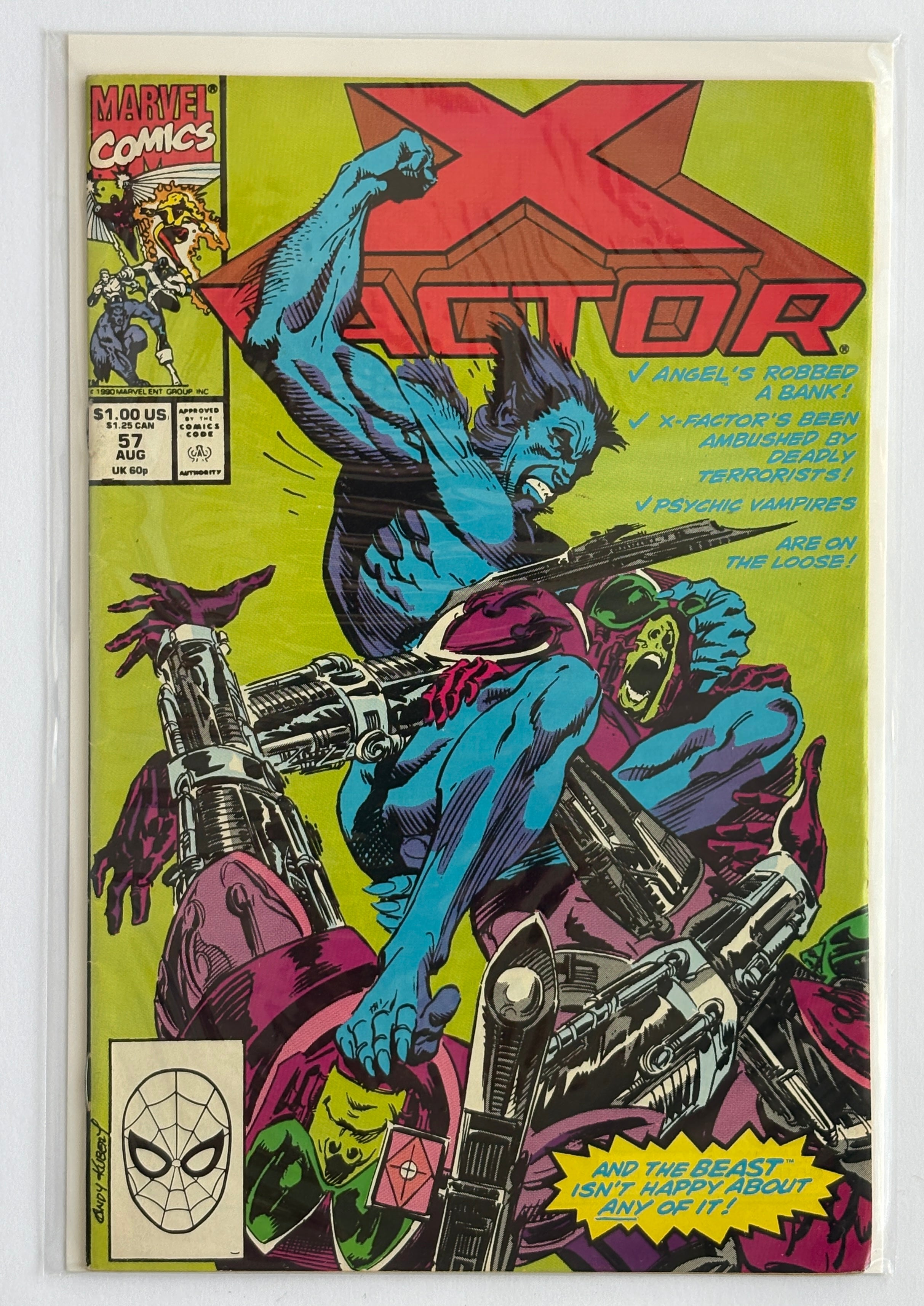 X-Factor #57 - Marvel Comics August 1990 FN+ 6.5