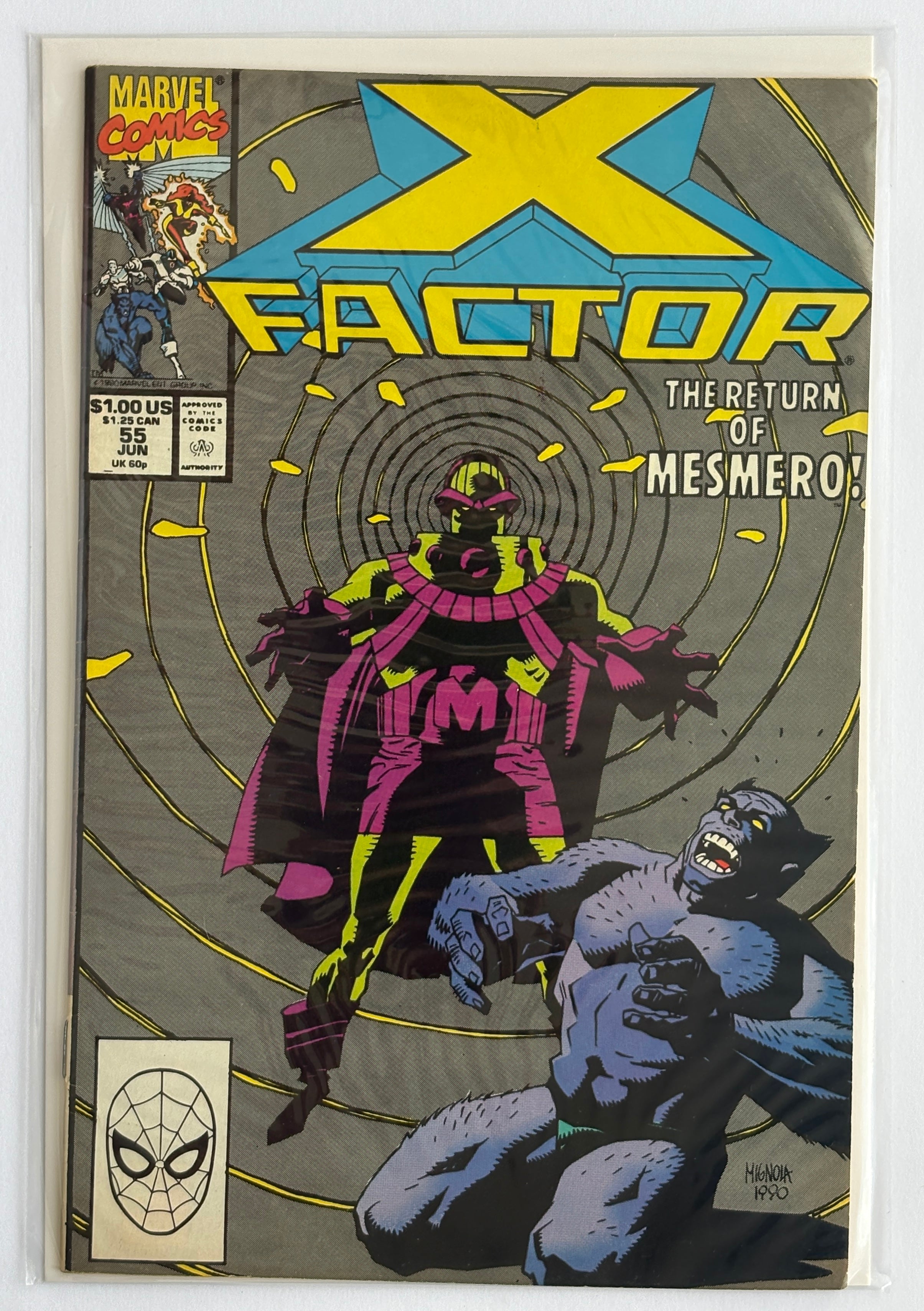X-Factor #55 - Marvel Comics June 1990 FN+ 6.5