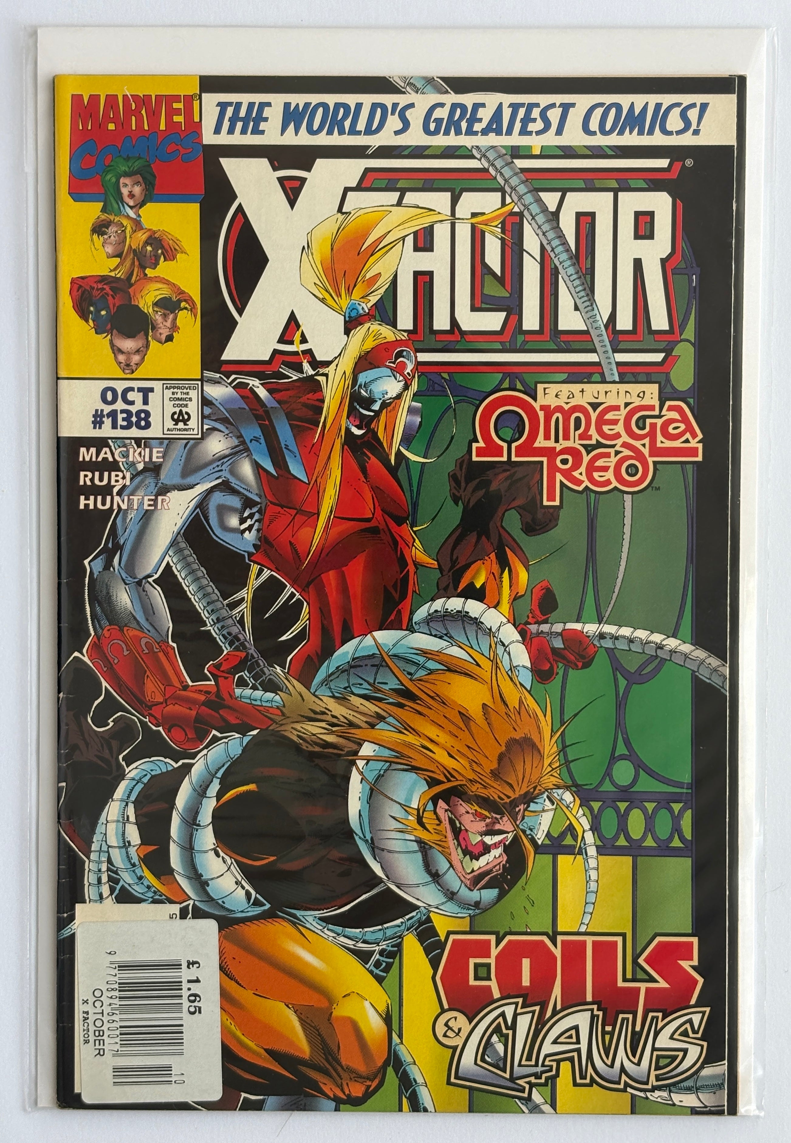 X-Factor #138 - Marvel Comics - October 1997 F/VF 7.0