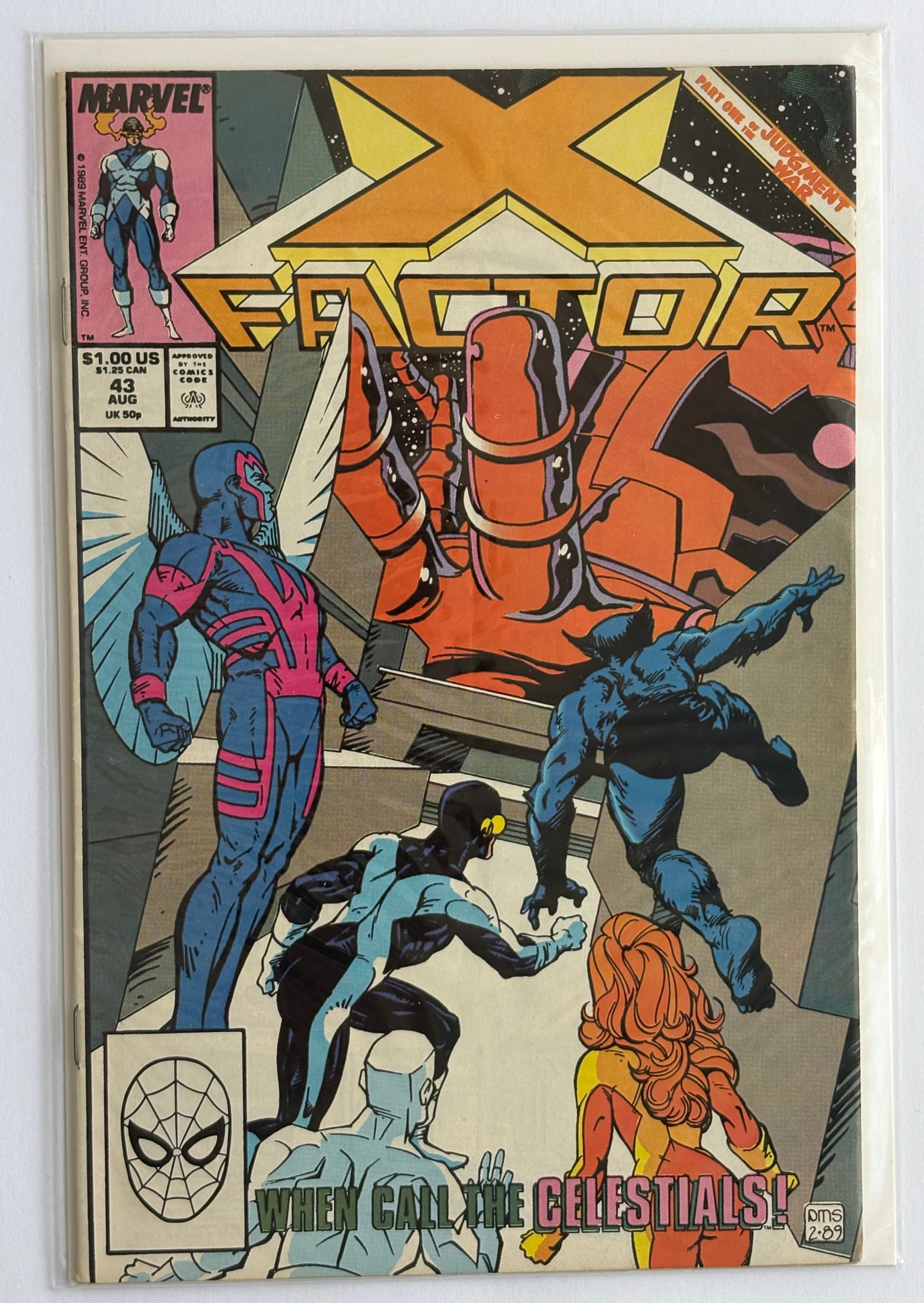 X-Factor #43 - Marvel Comics - August 1989 VF- 7.5