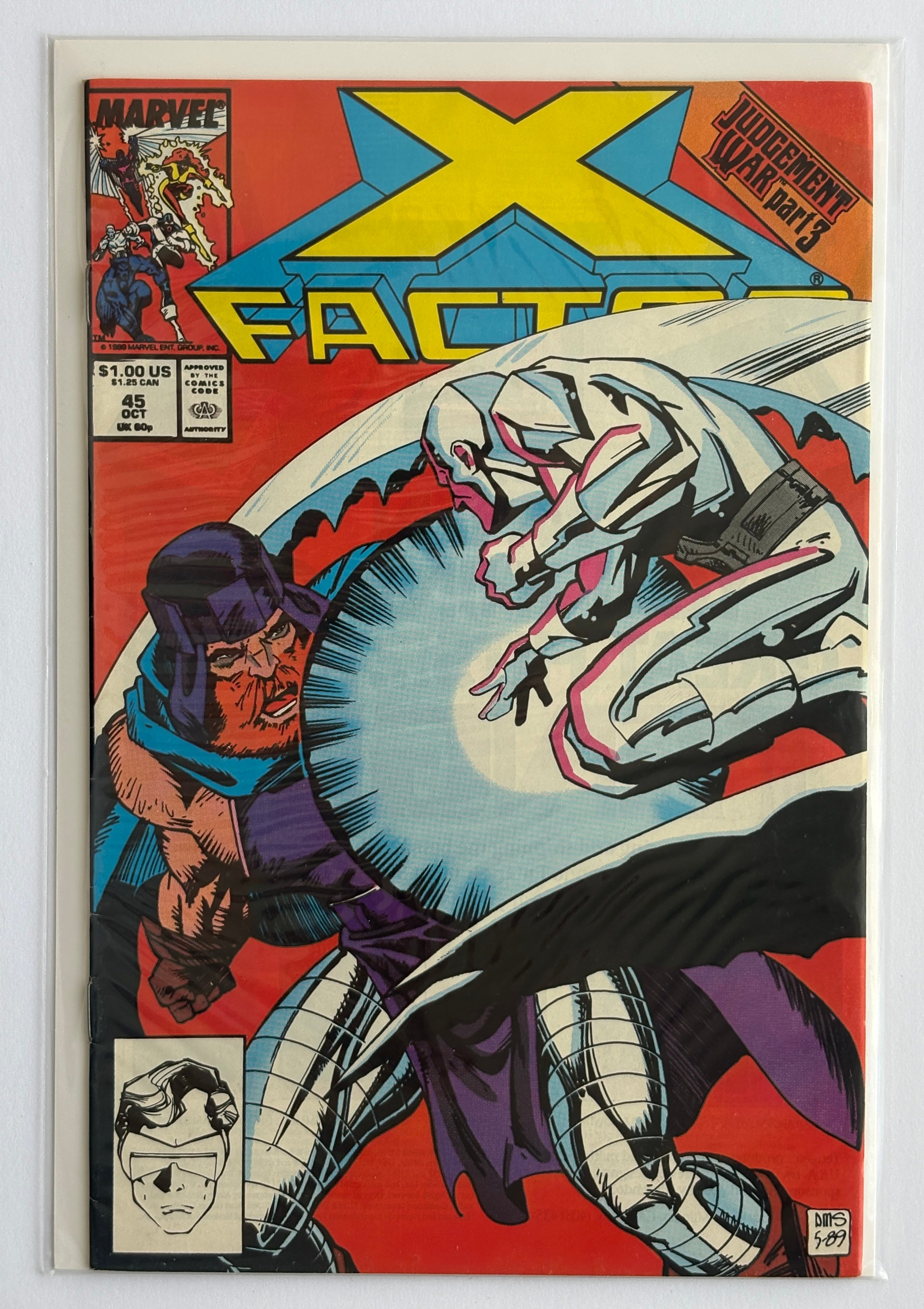 X-Factor #45 - Marvel Comics - October 1989 VF- 7.5