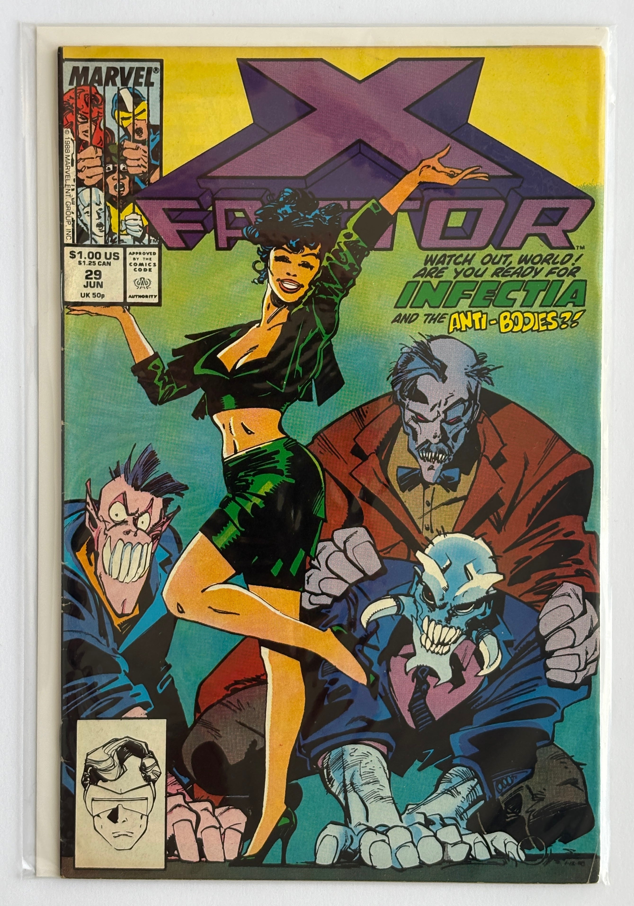 X-Factor #29 - Marvel Comics - June 1988 F/VF 7.0
