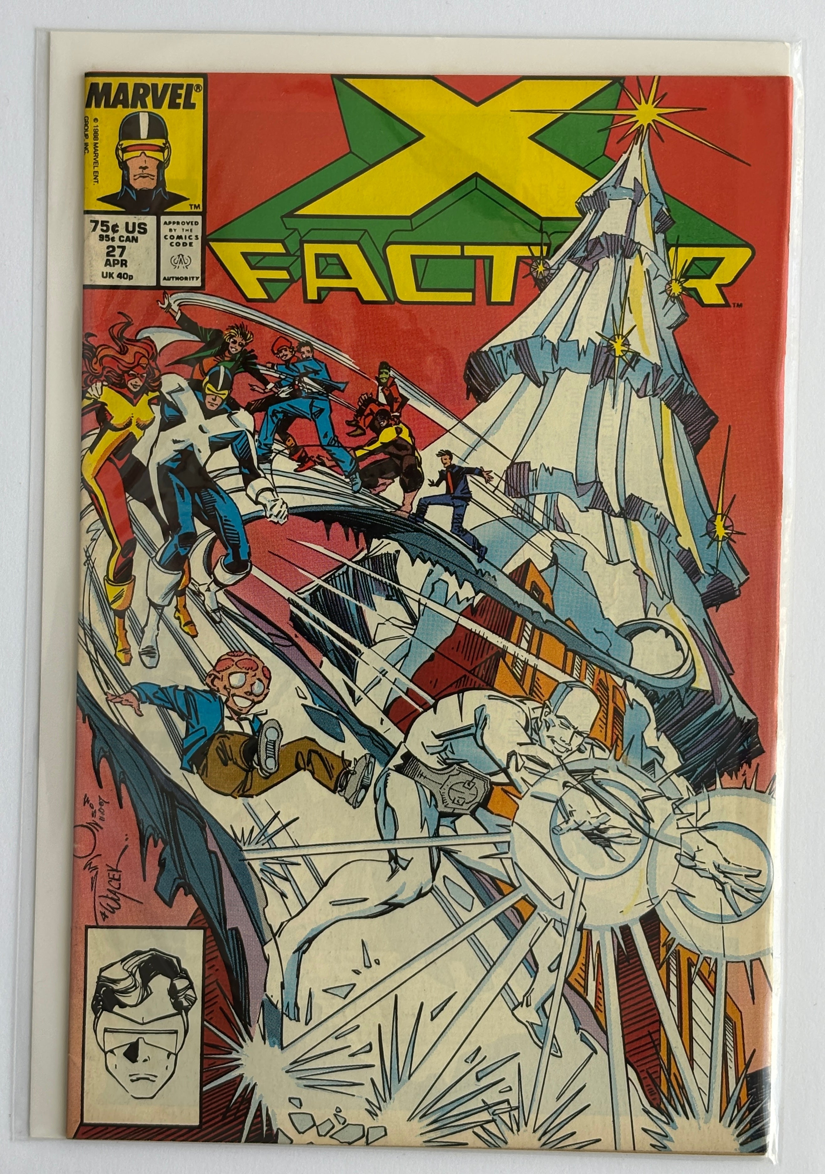 X-Factor #27 - Marvel Comics - April 1988 VF- 7.5