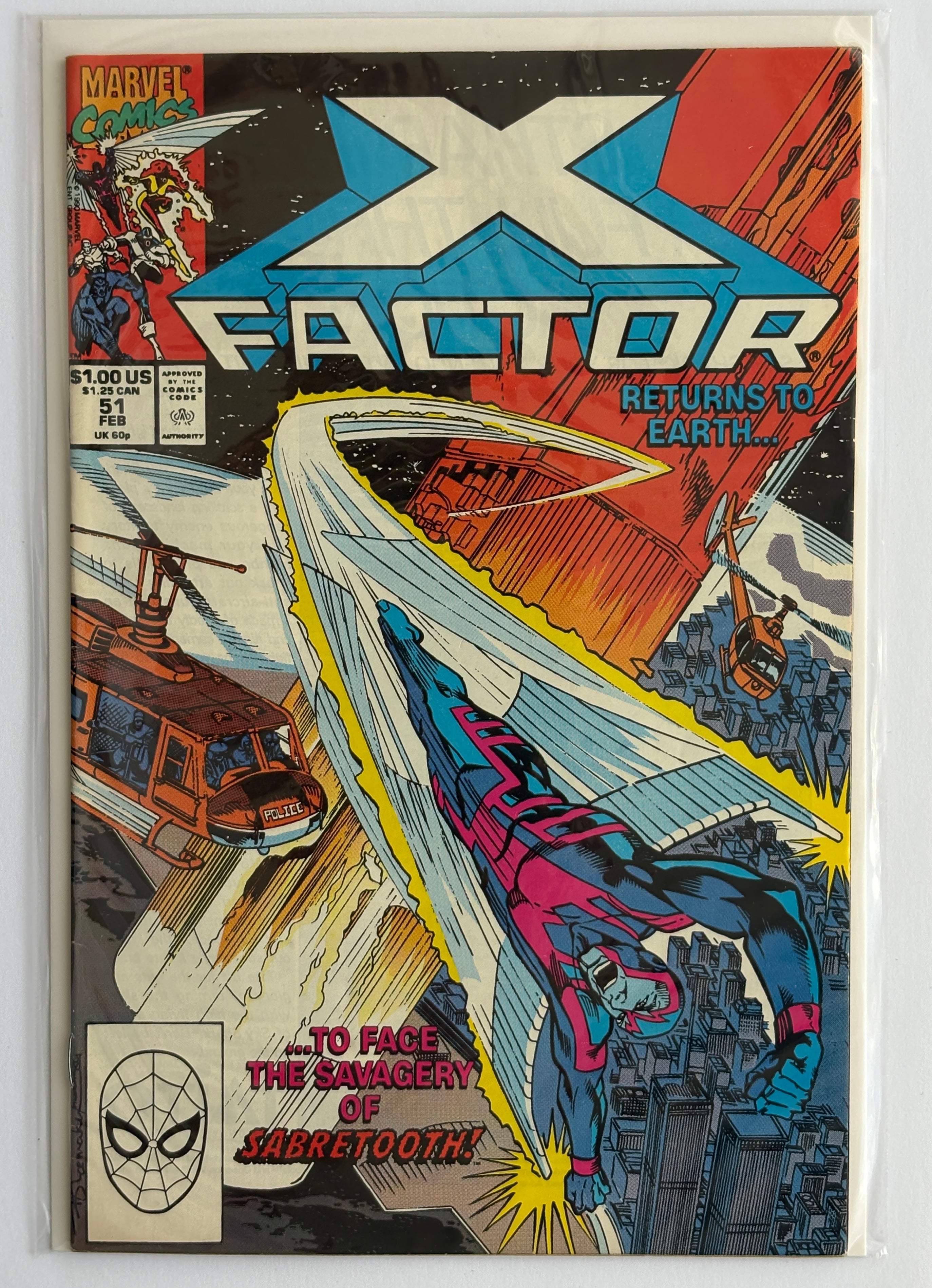 X-Factor #51 - Marvel Comics February 1990 F/VF 7.0