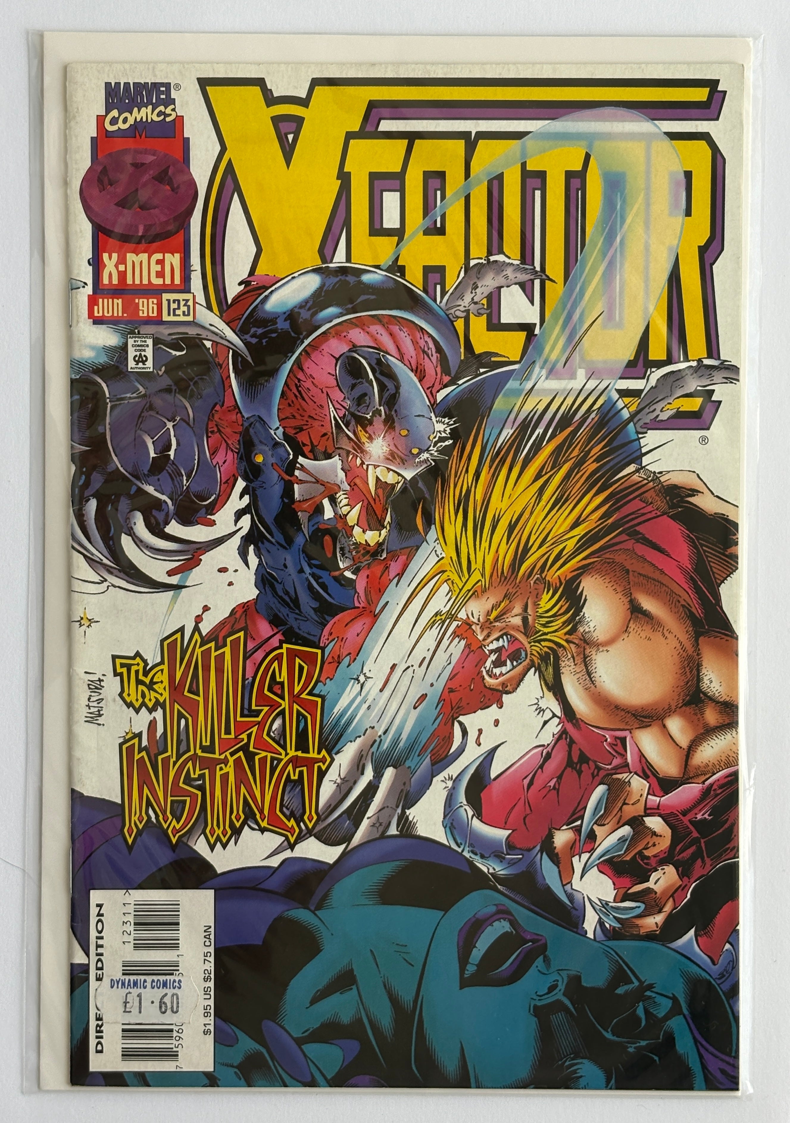 X-Factor #123 - Marvel Comics - June 1996 F/VF 7.0